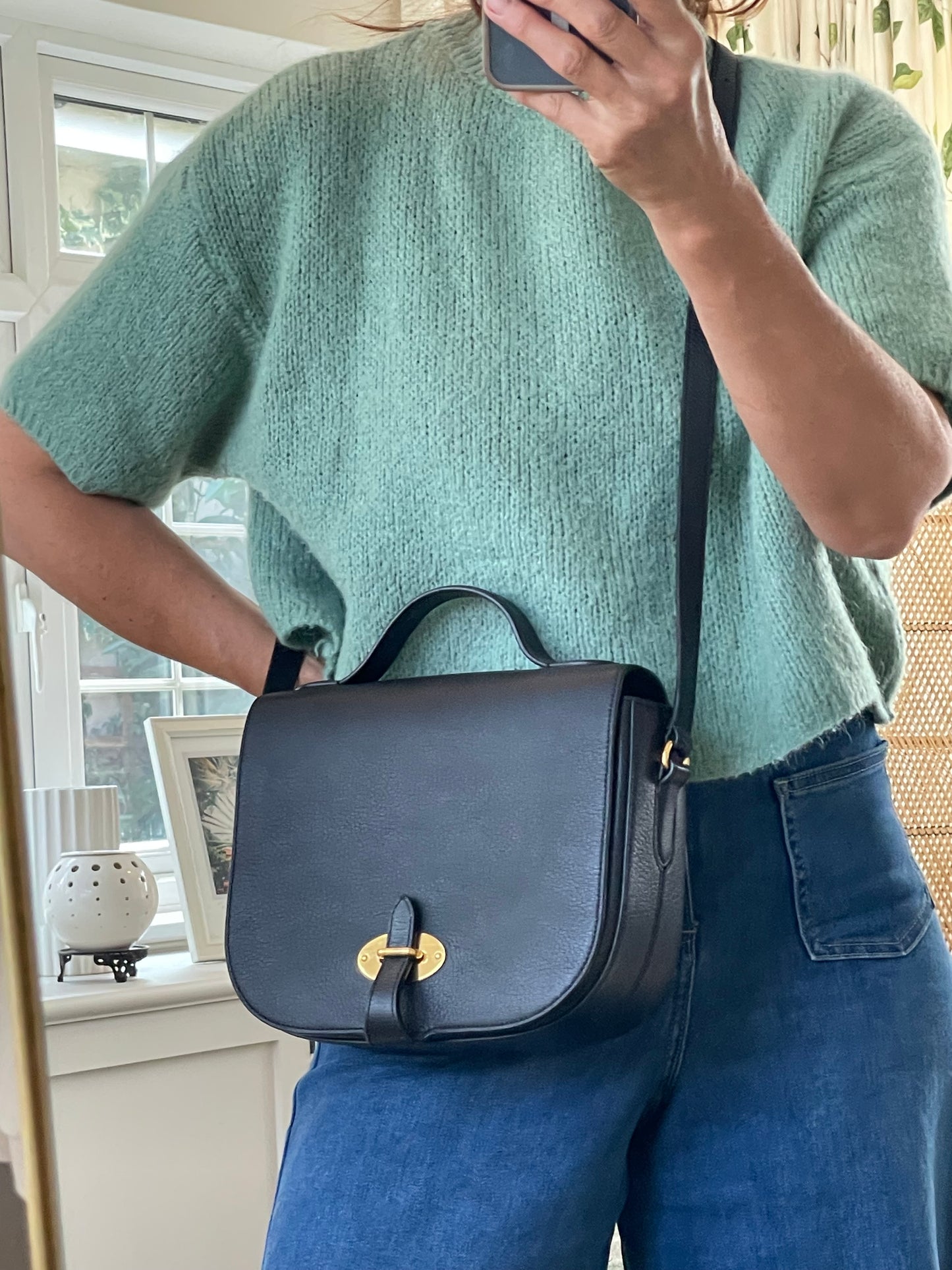 Preloved Mulberry Tenby Satchel Shoulder Bag, Large