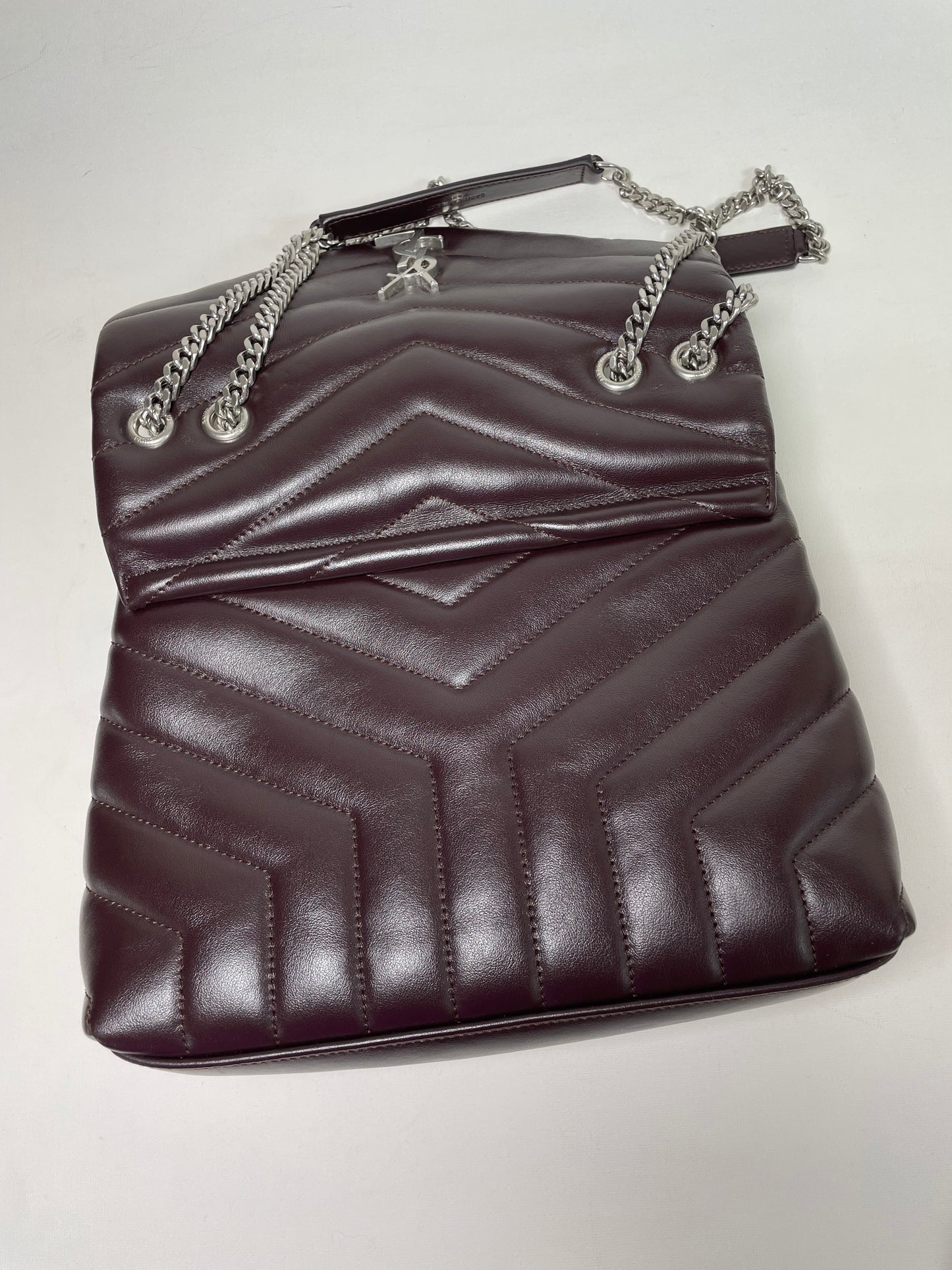 Preloved Yves Saint Laurent Quilted LouLou Shoulder Bag, Small
