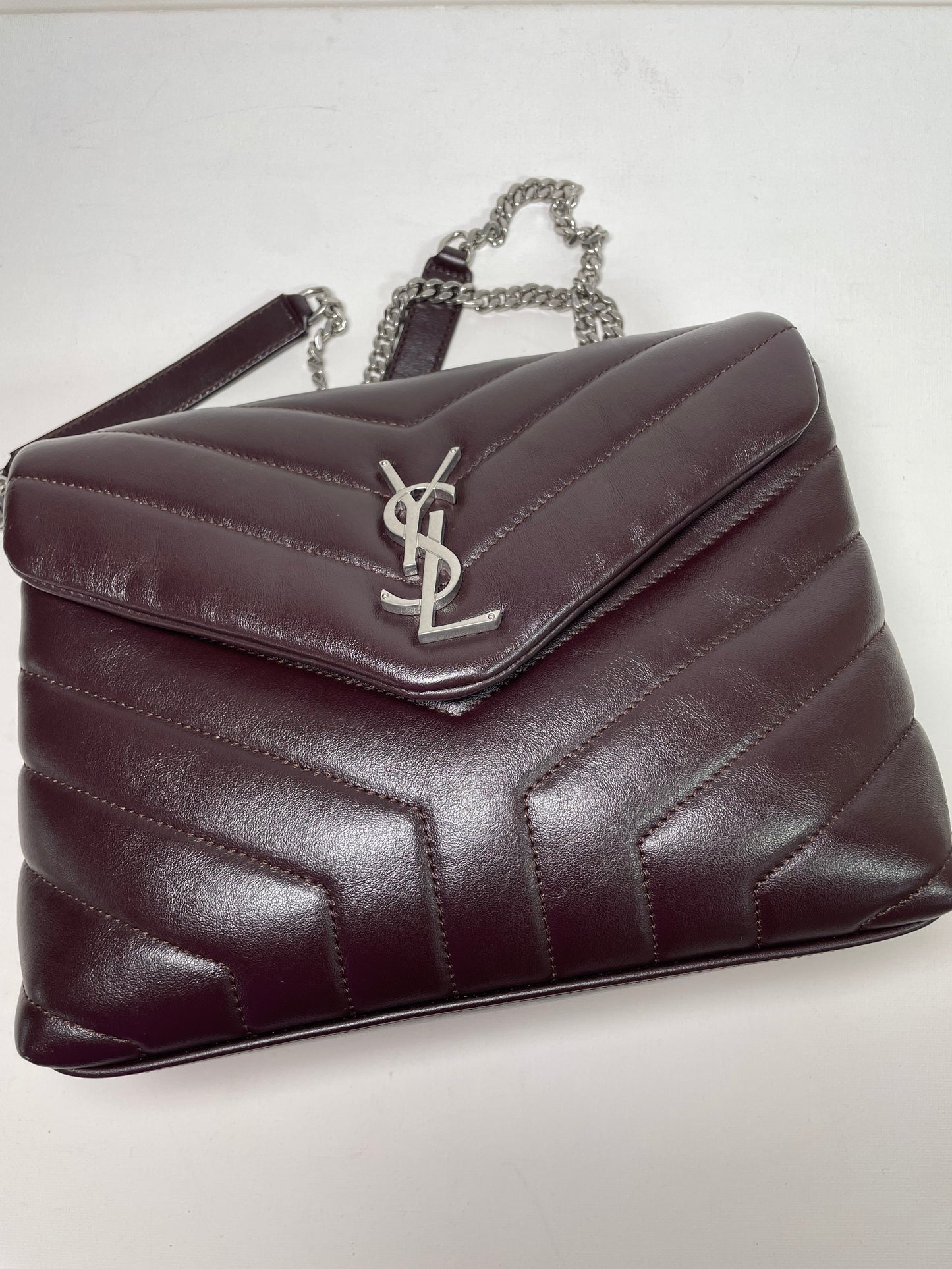 Preloved Yves Saint Laurent Quilted LouLou Shoulder Bag, Small