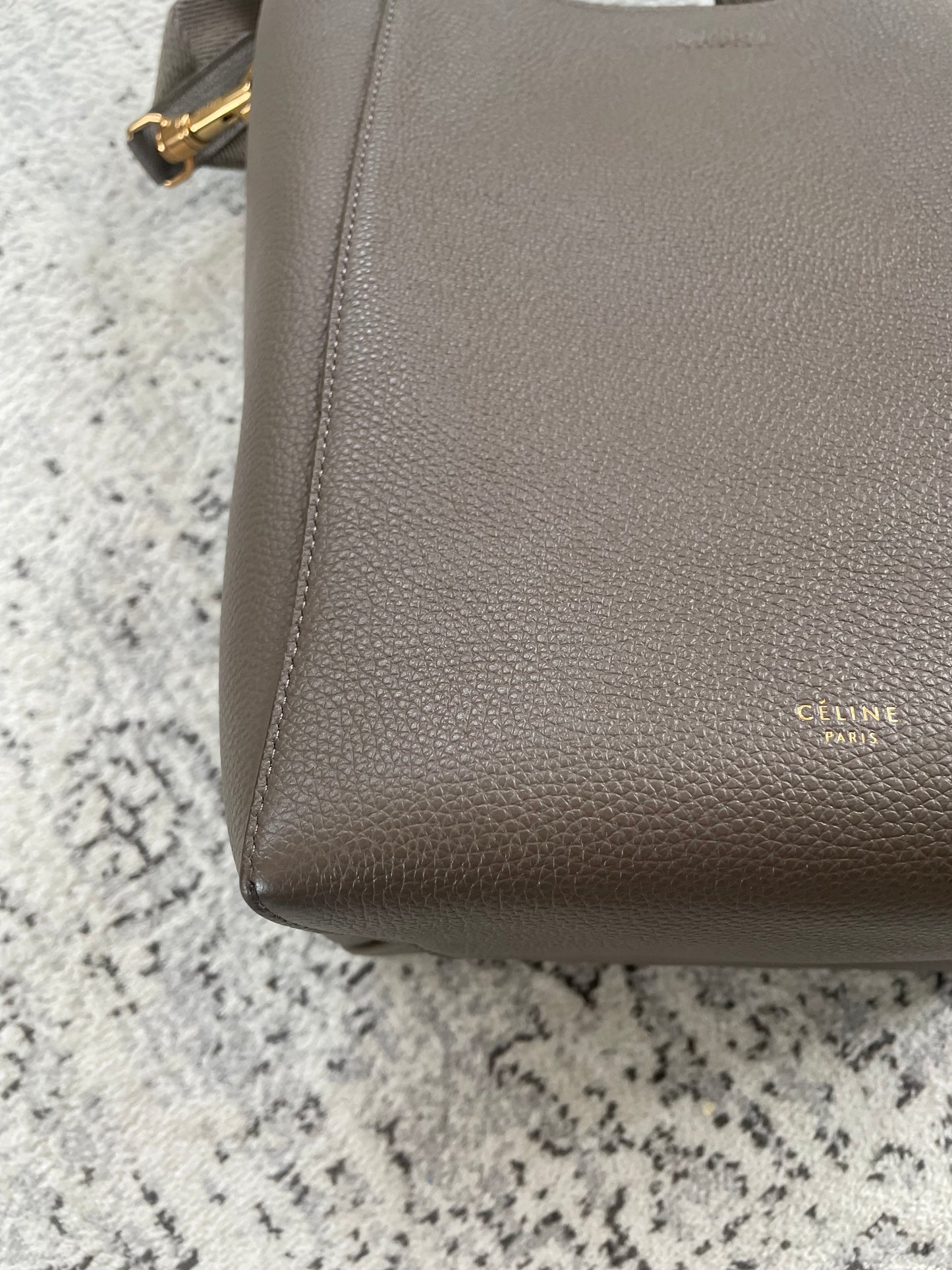 Preloved Celine Sangle Seau Bucket Bag, Small