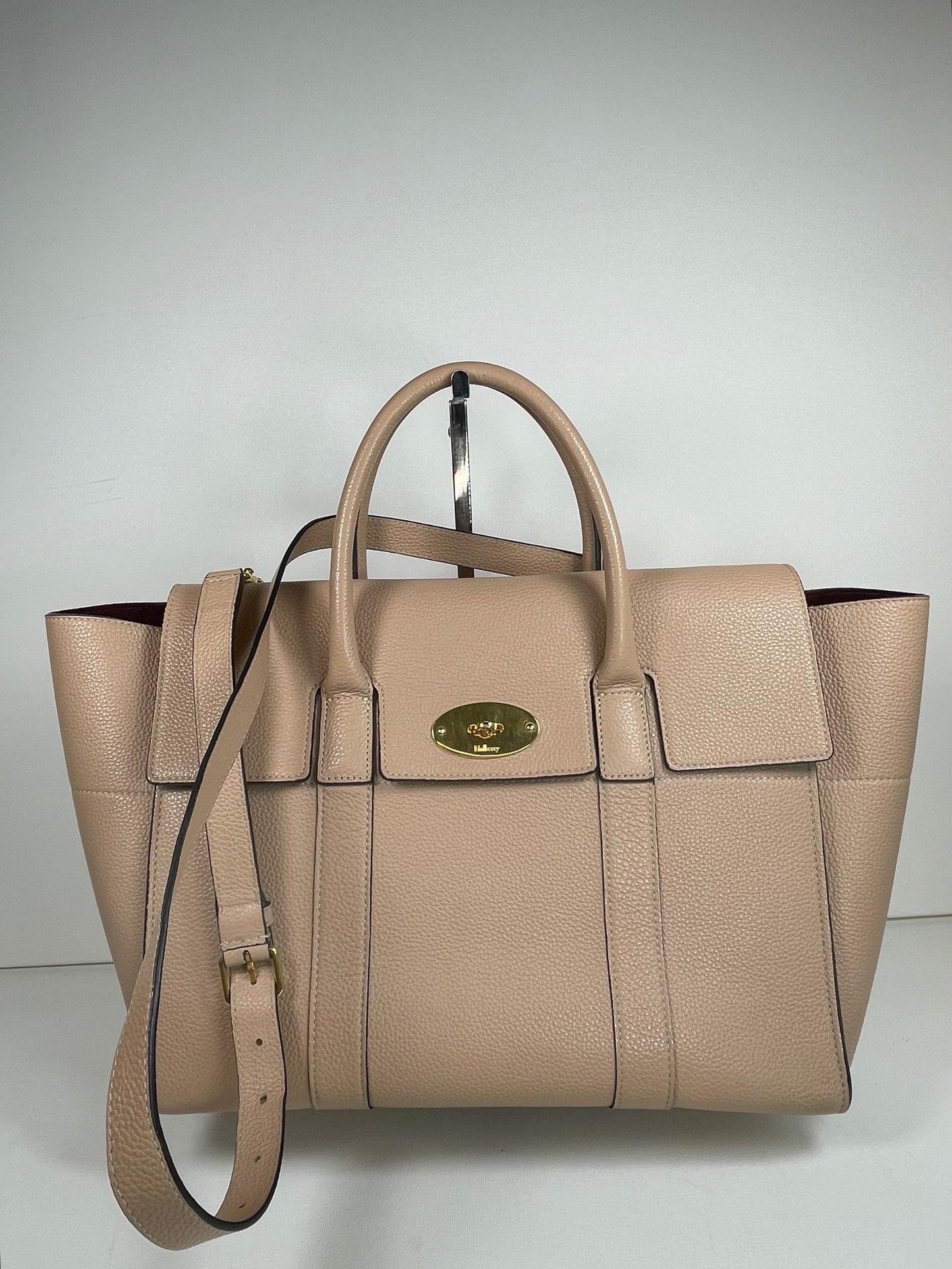 Preloved Mulberry Bayswater Tote Bag with Long Strap