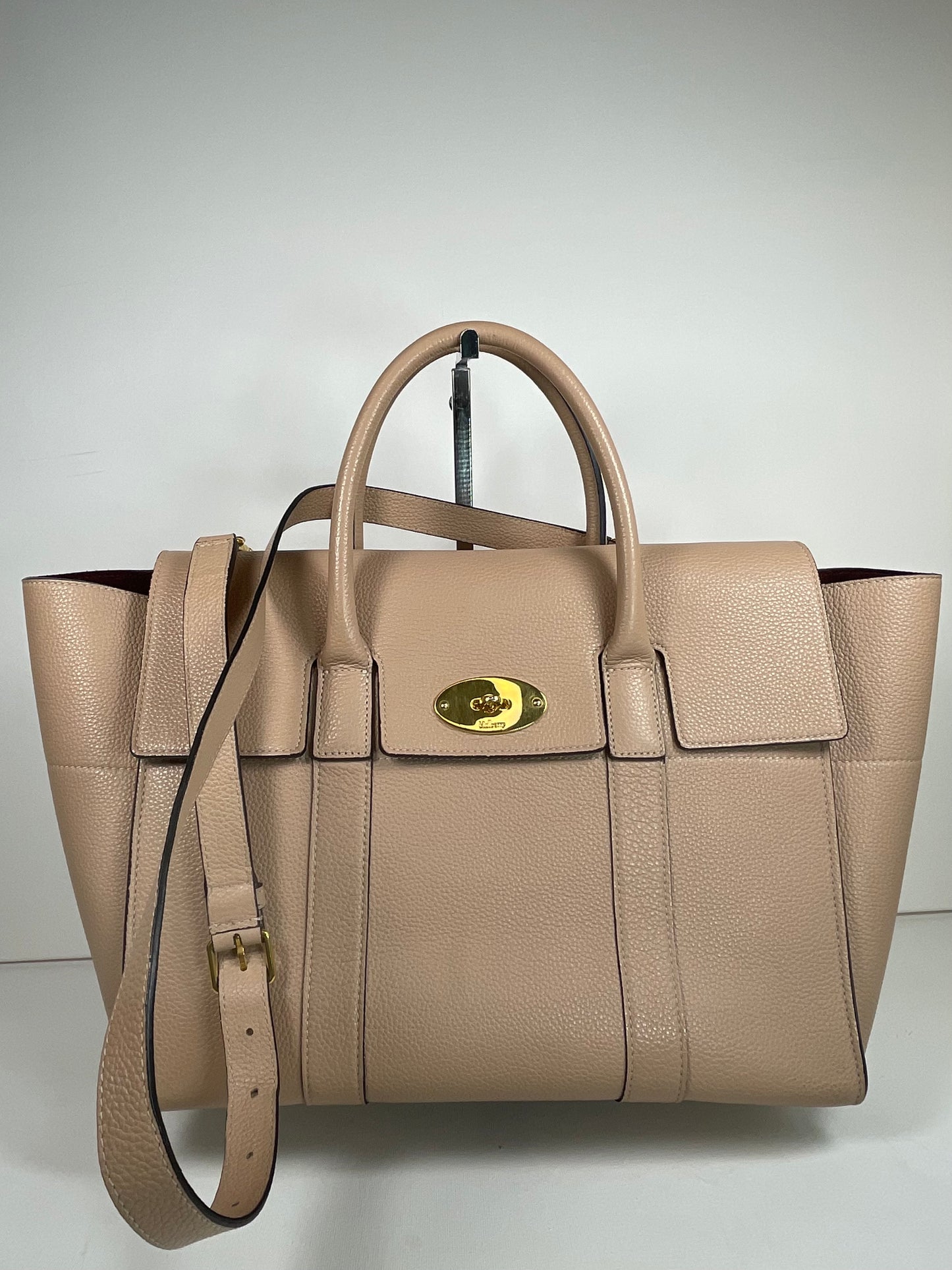 Preloved Mulberry Bayswater Tote Bag with Long Strap