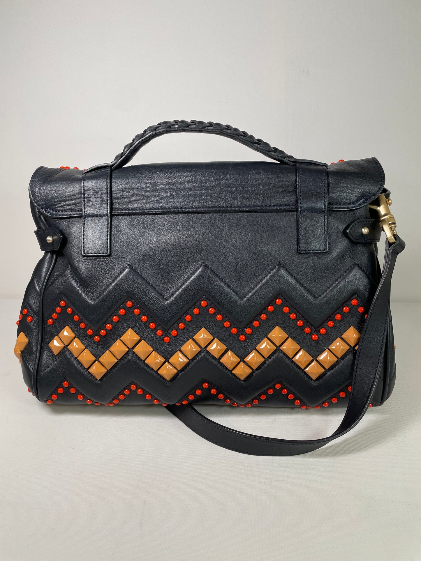 Preloved Mulberry Alexa Limited Edition ZigZag Satchel Bag, Medium