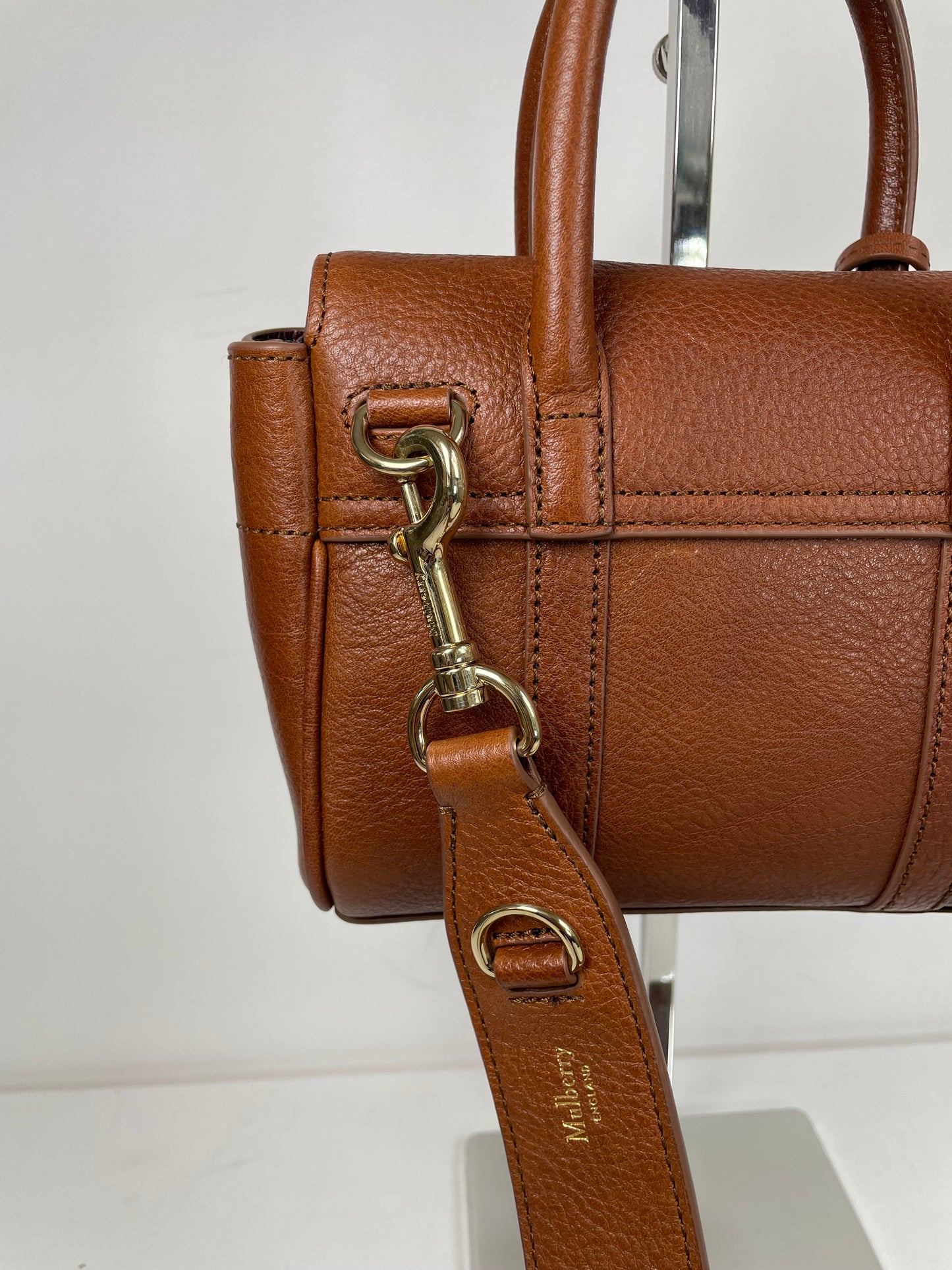 Preloved Mulberry Bayswater Satchel Bag, Mini