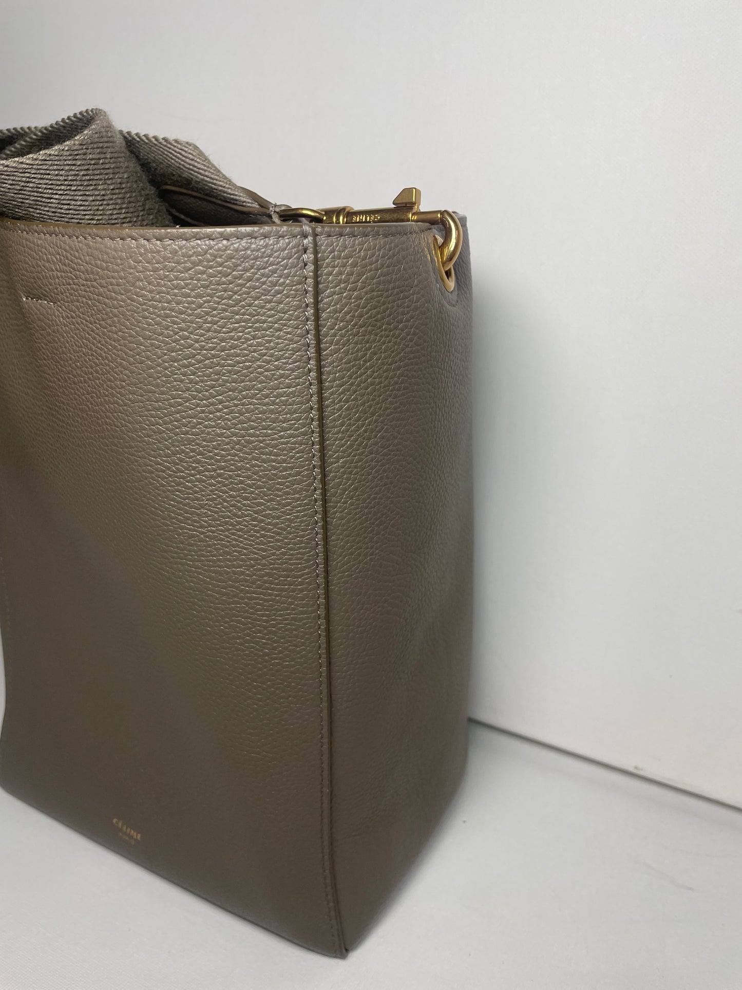 Preloved Celine Sangle Seau Bucket Bag, Small