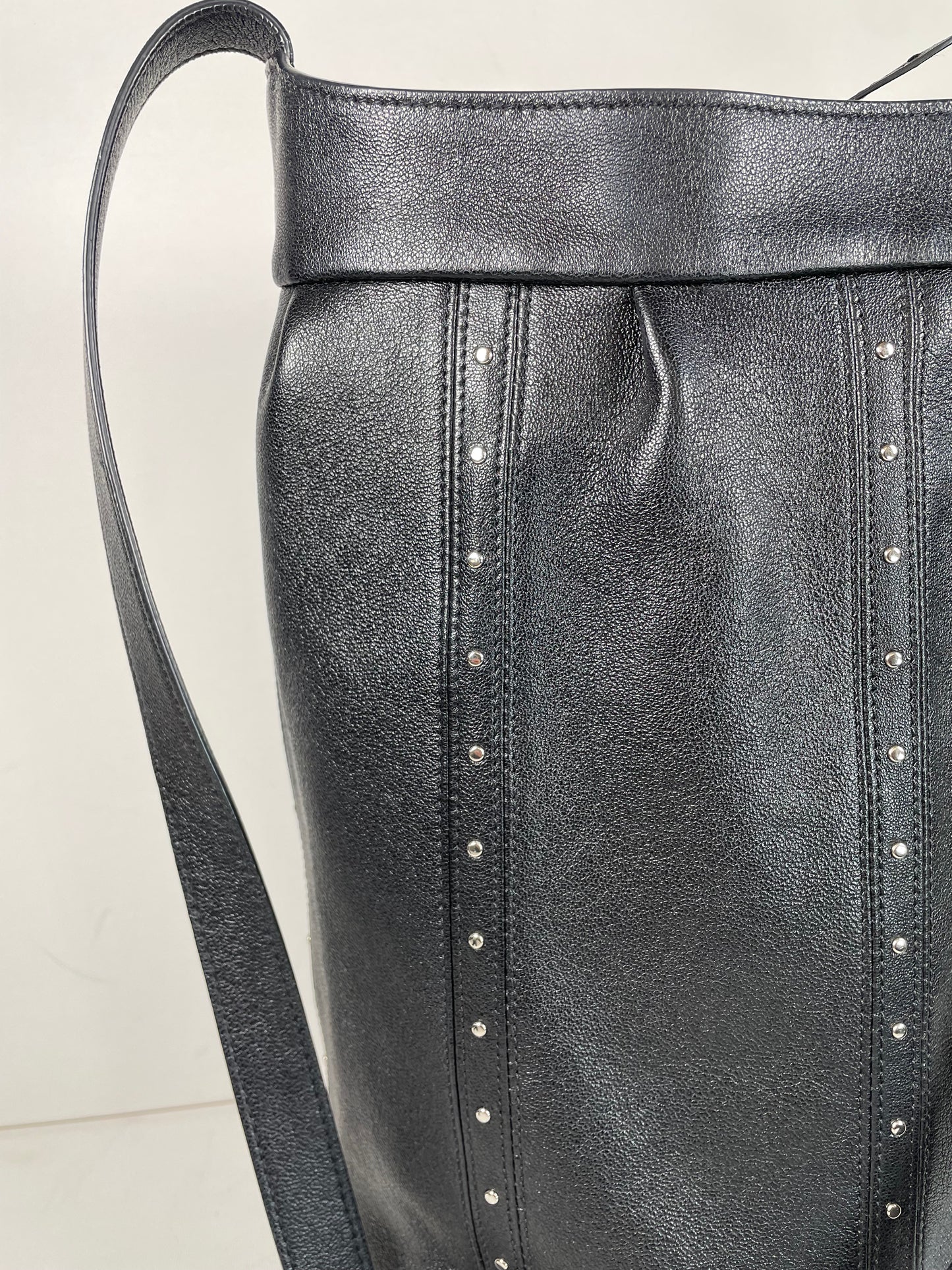 Preloved Celine Studded Shoulder Bucket Bag