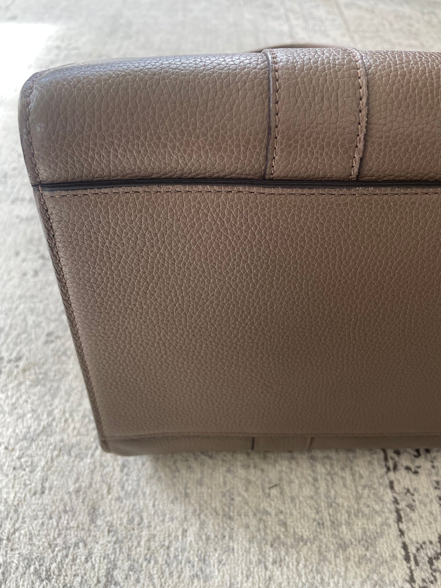 Preloved Mulberry Classic Grain Zipped Bayswater Bag, Large