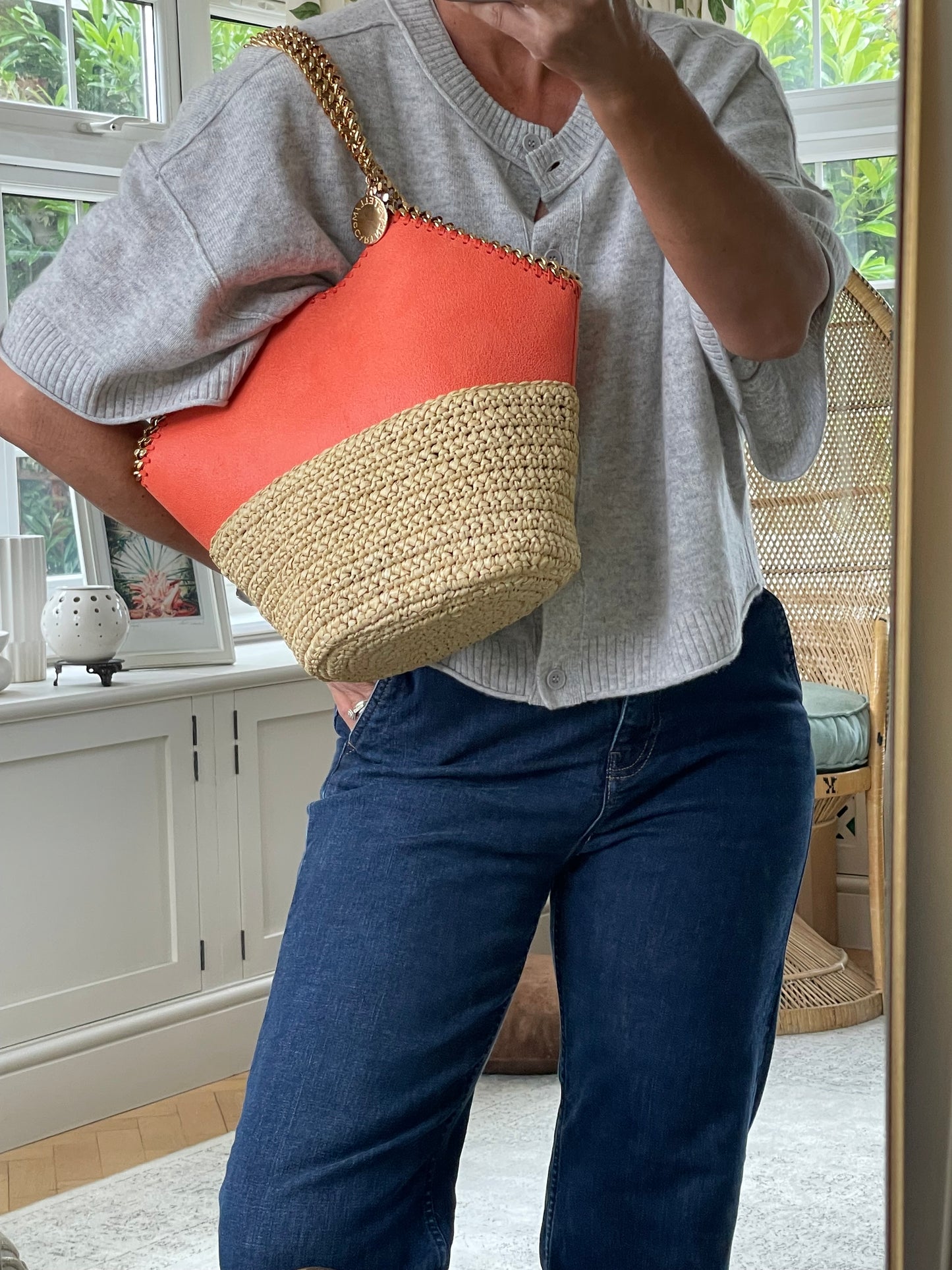 Preloved Stella McCartney Falabella Shopping Tote Bag, Small