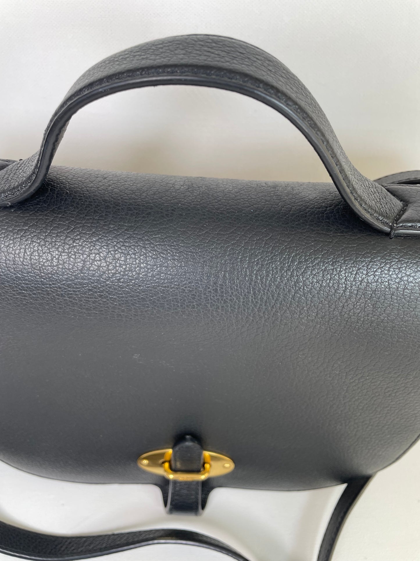 Preloved Mulberry Tenby Satchel Shoulder Bag, Large