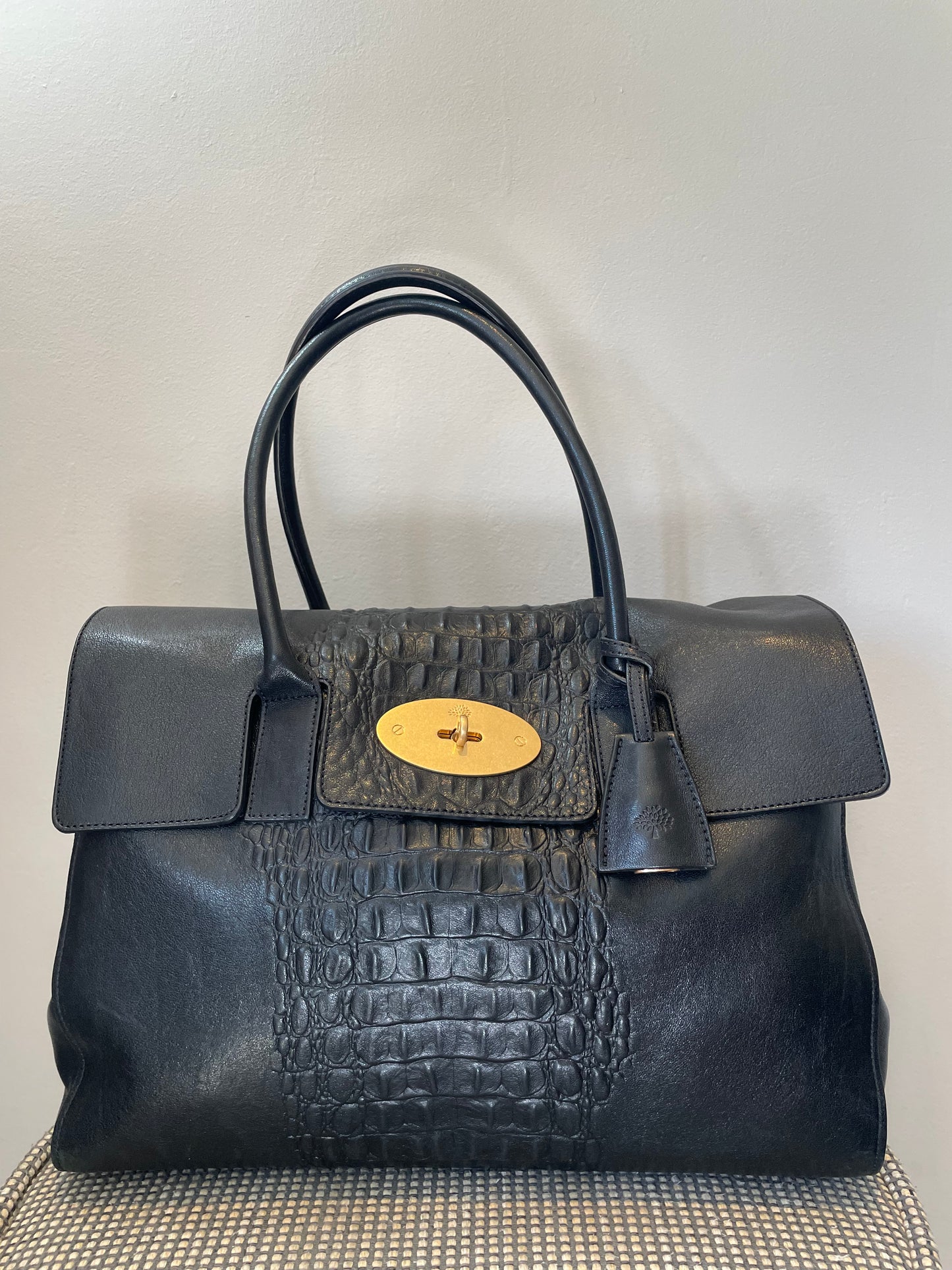 Preloved Mulberry Bayswater Tote Bag, Large