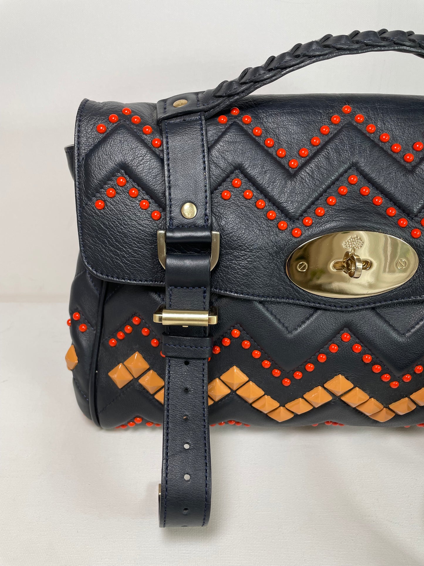 Preloved Mulberry Alexa Limited Edition ZigZag Satchel Bag, Medium