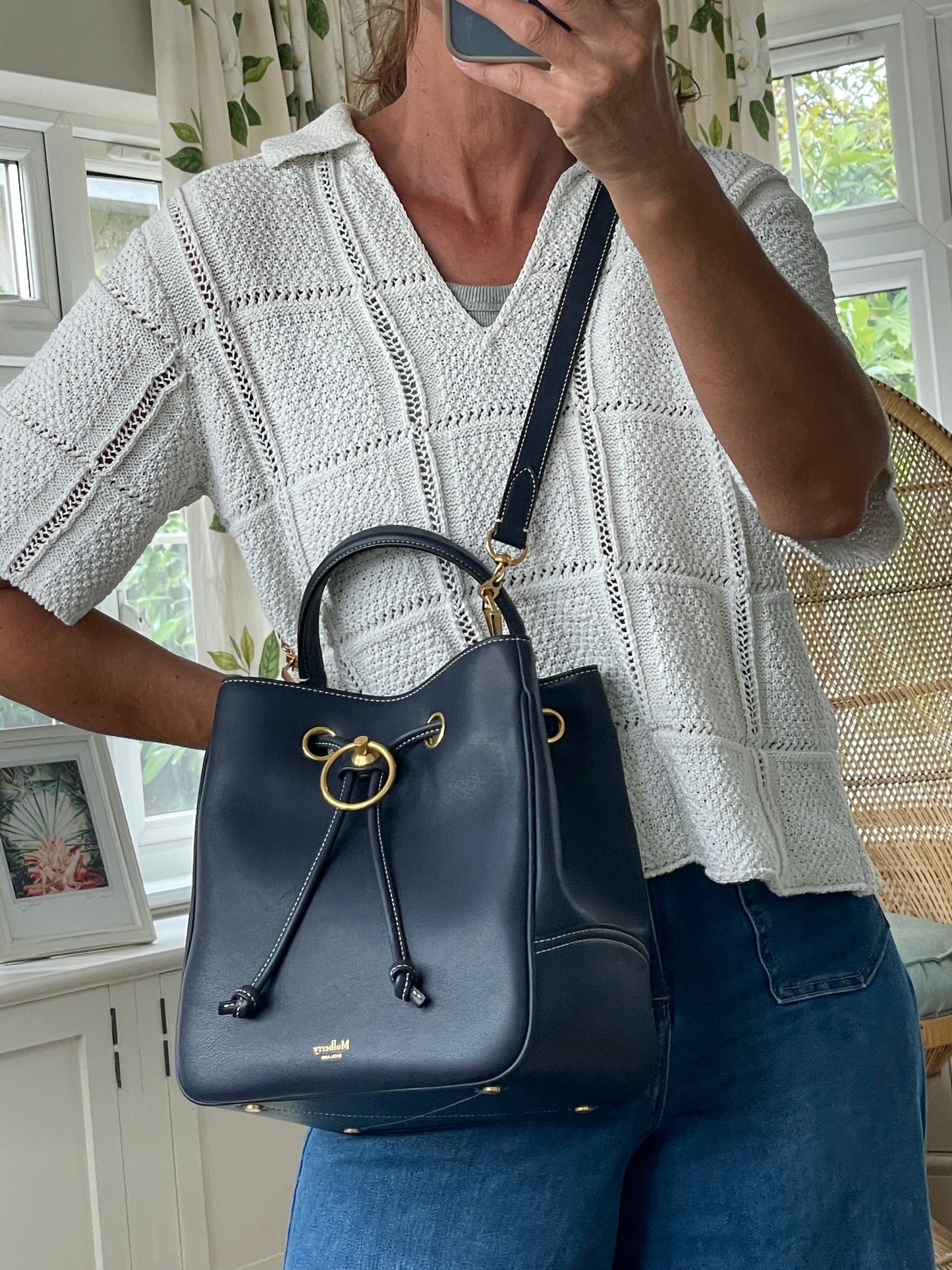 Preloved Mulberry Hampstead Bucket Bag, Medium