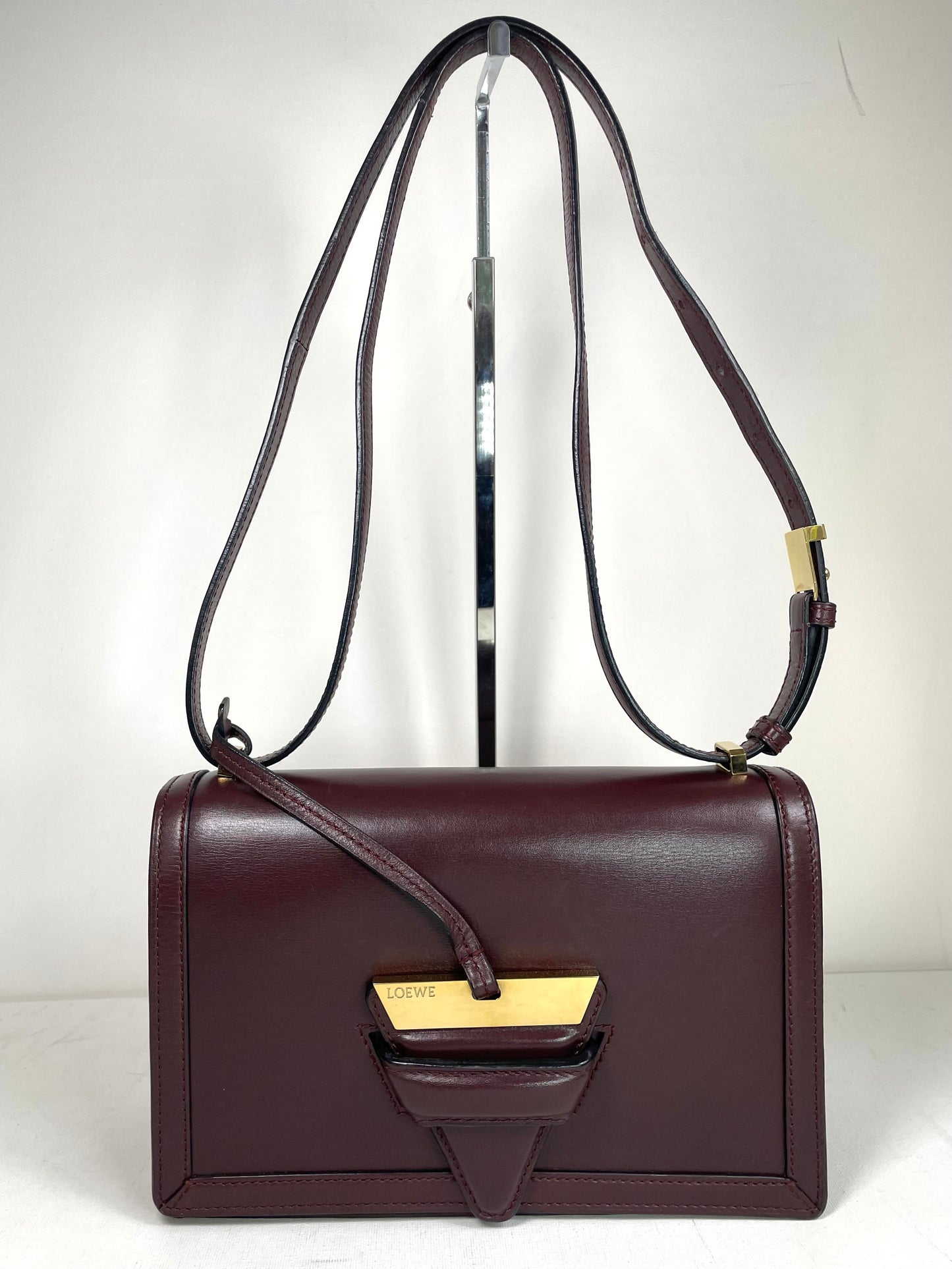 Preloved Loewe Barcelona Crossbody Bag, Medium