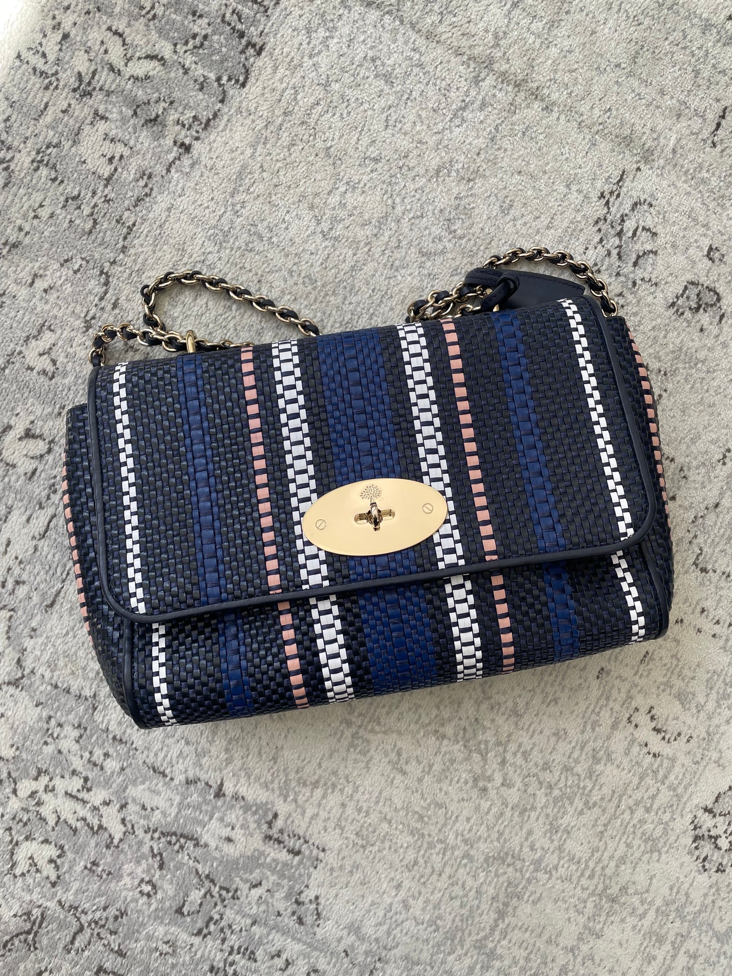 Preloved Mulberry Lily Shoulder Bag, Medium