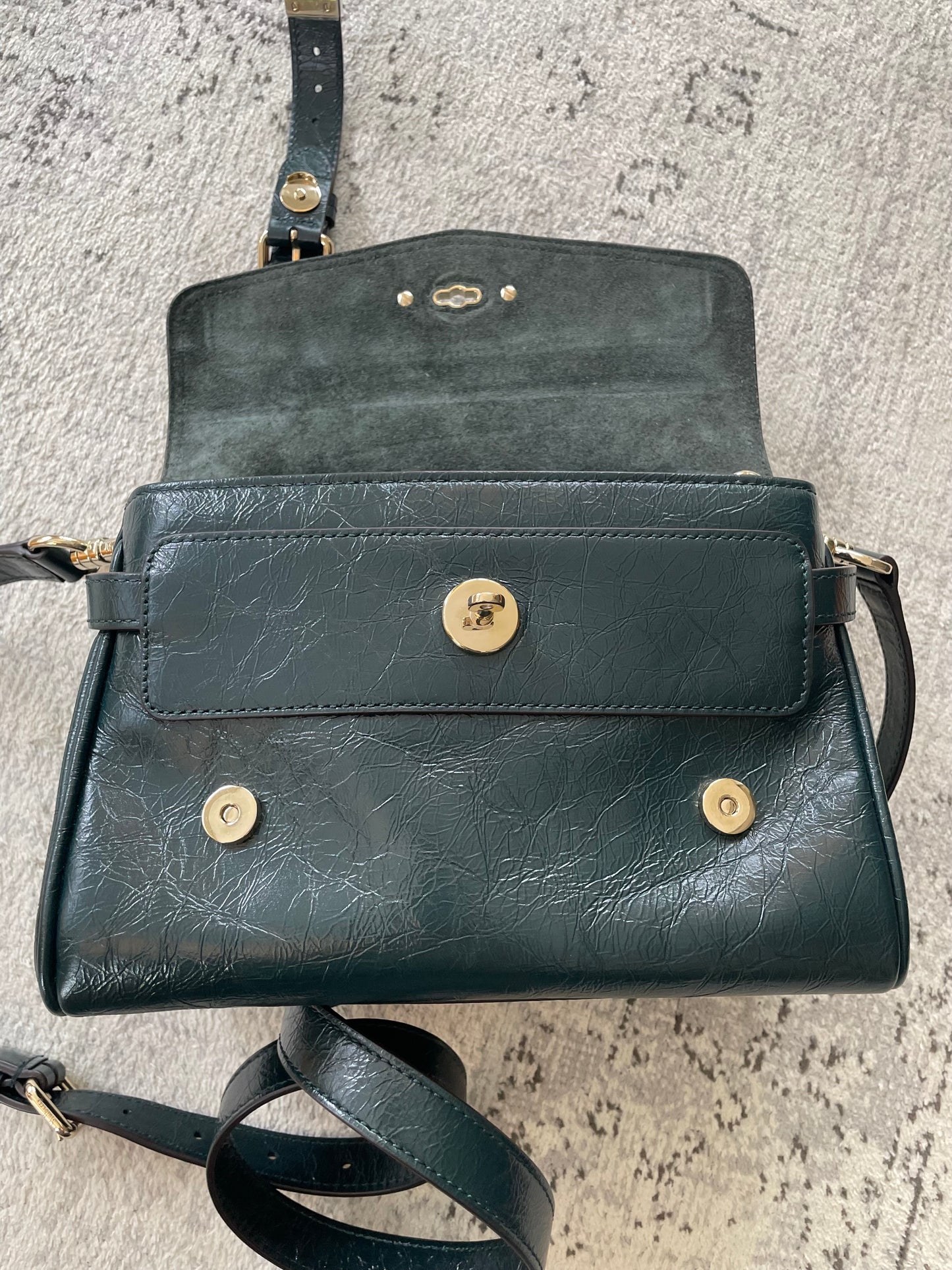 Preloved Mulberry Alexa Satchel Bag, Mini