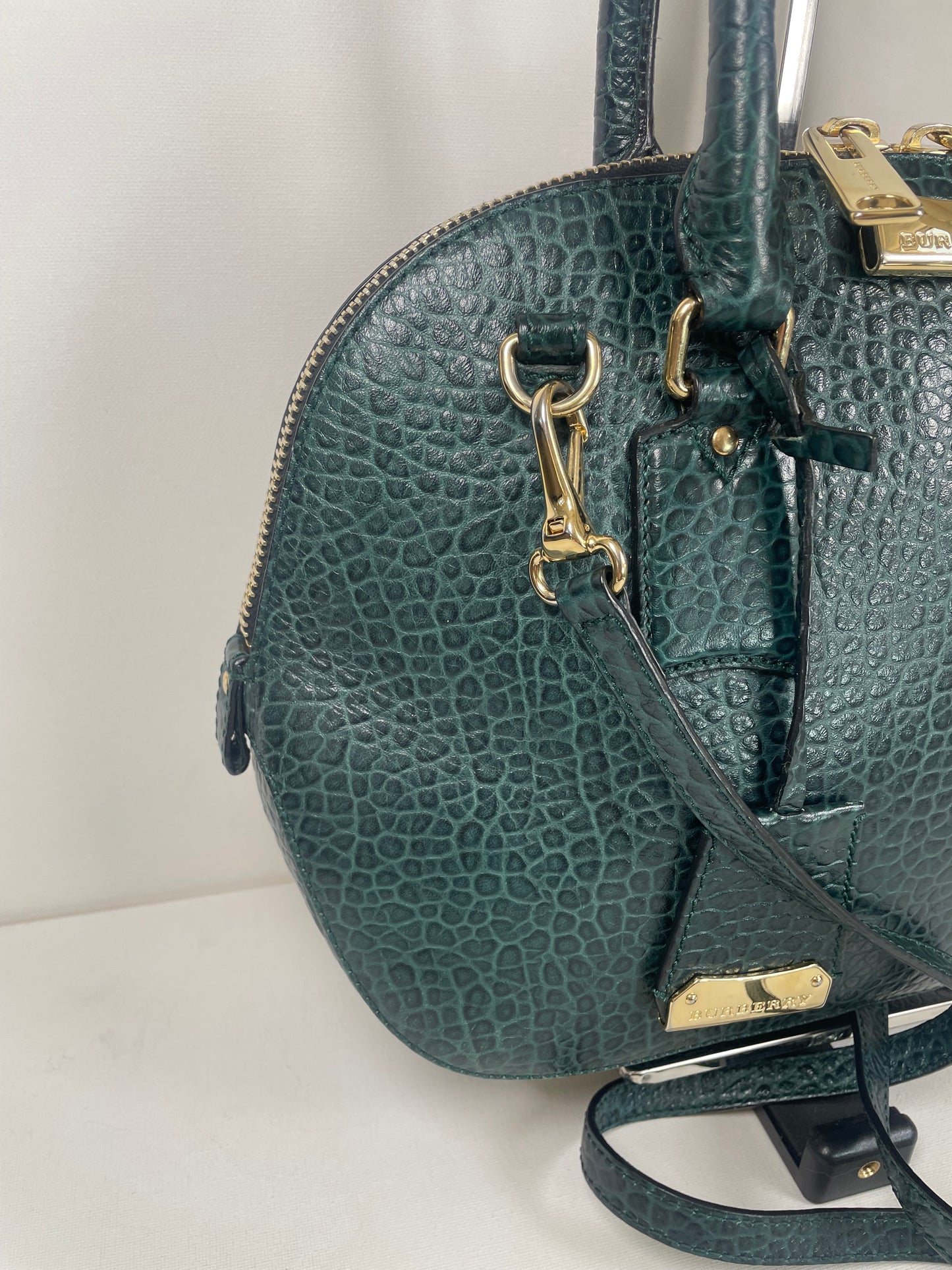 Preloved Burberry Orchard Shoulder Bag with Long Strap, Small