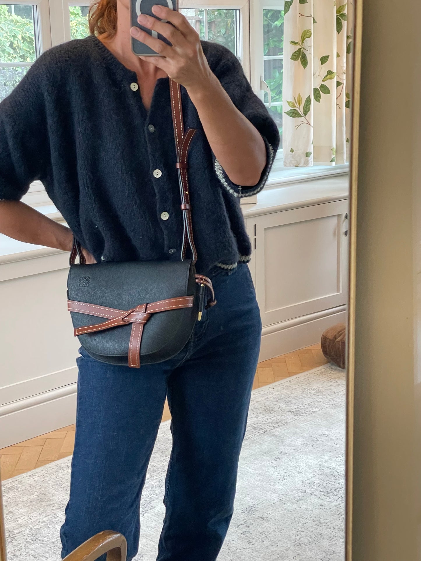 Preloved Loewe Gate Crossbody Bag, Small