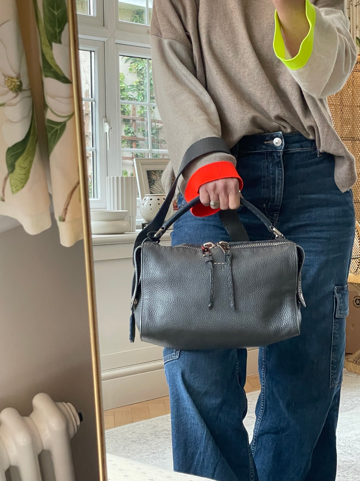 Preloved Fendi Lei Selleria Boston Bag