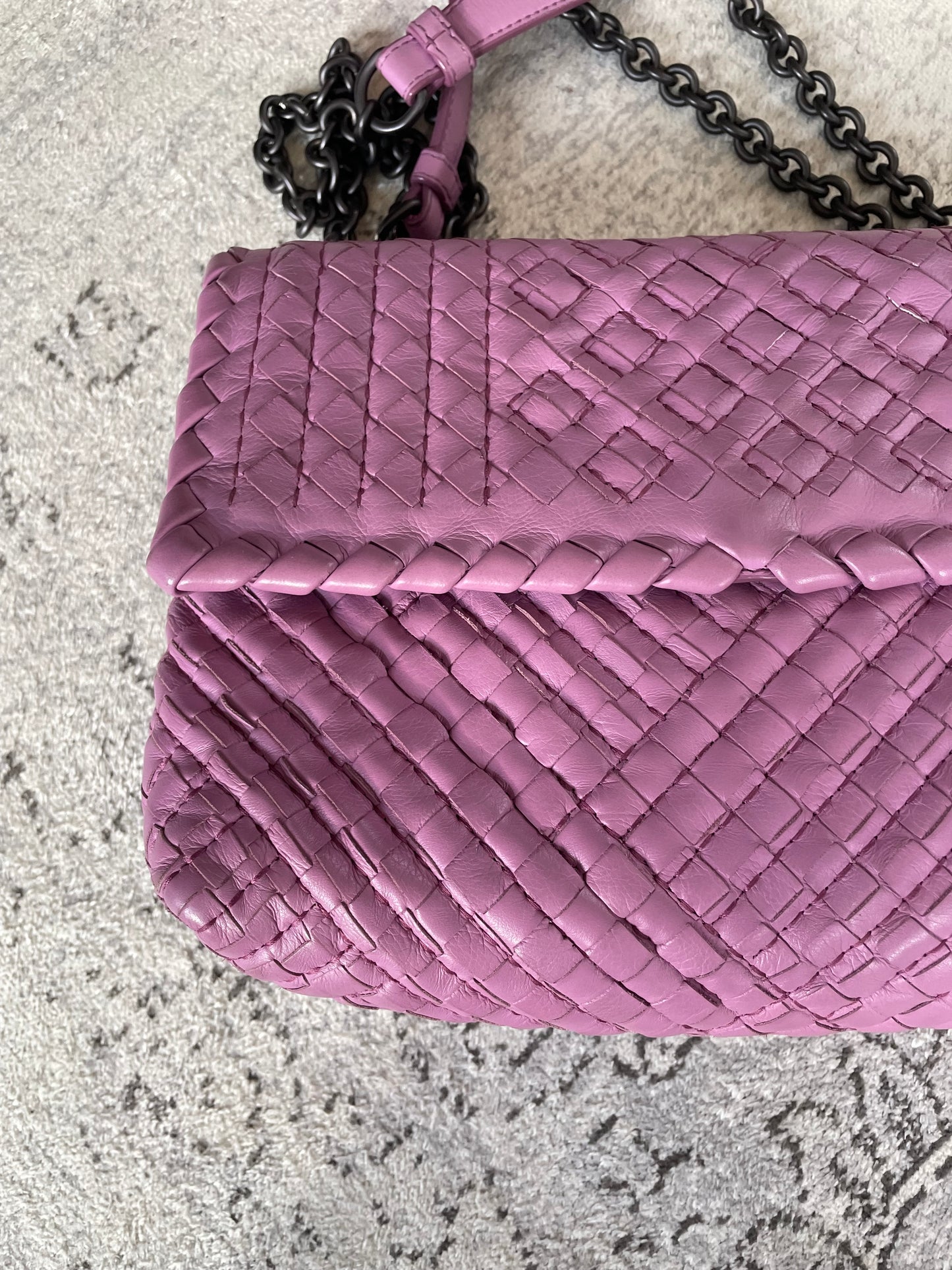 Preloved Bottega Veneta Boutis Intrecciato Olimpia Bag, Small