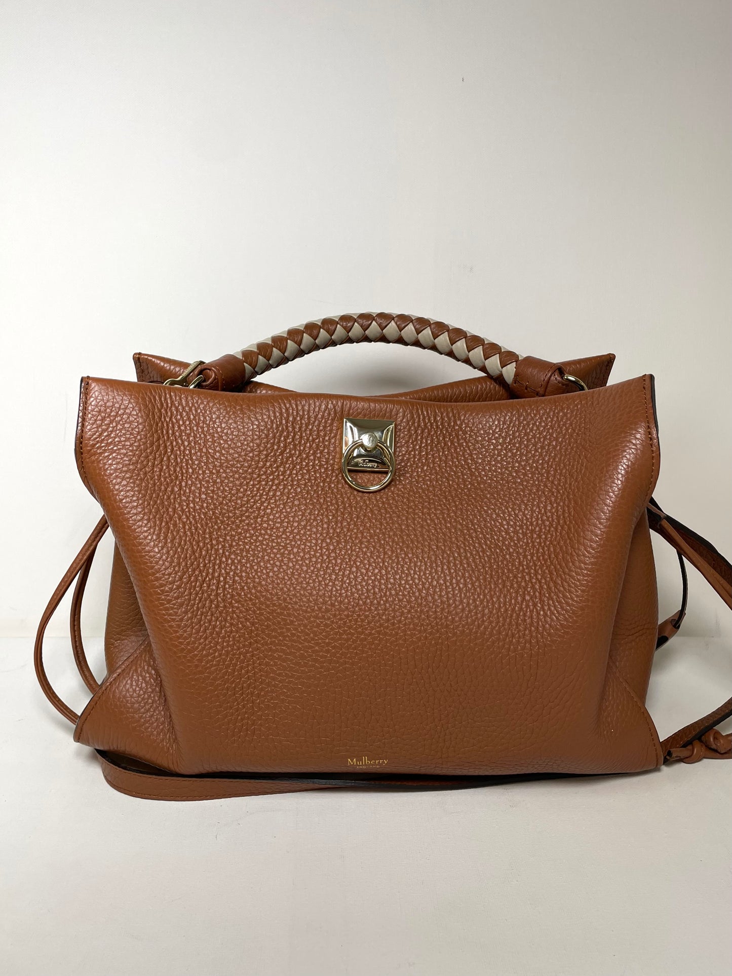 Preloved Mulberry Iris Top Handle Tote Bag, Large
