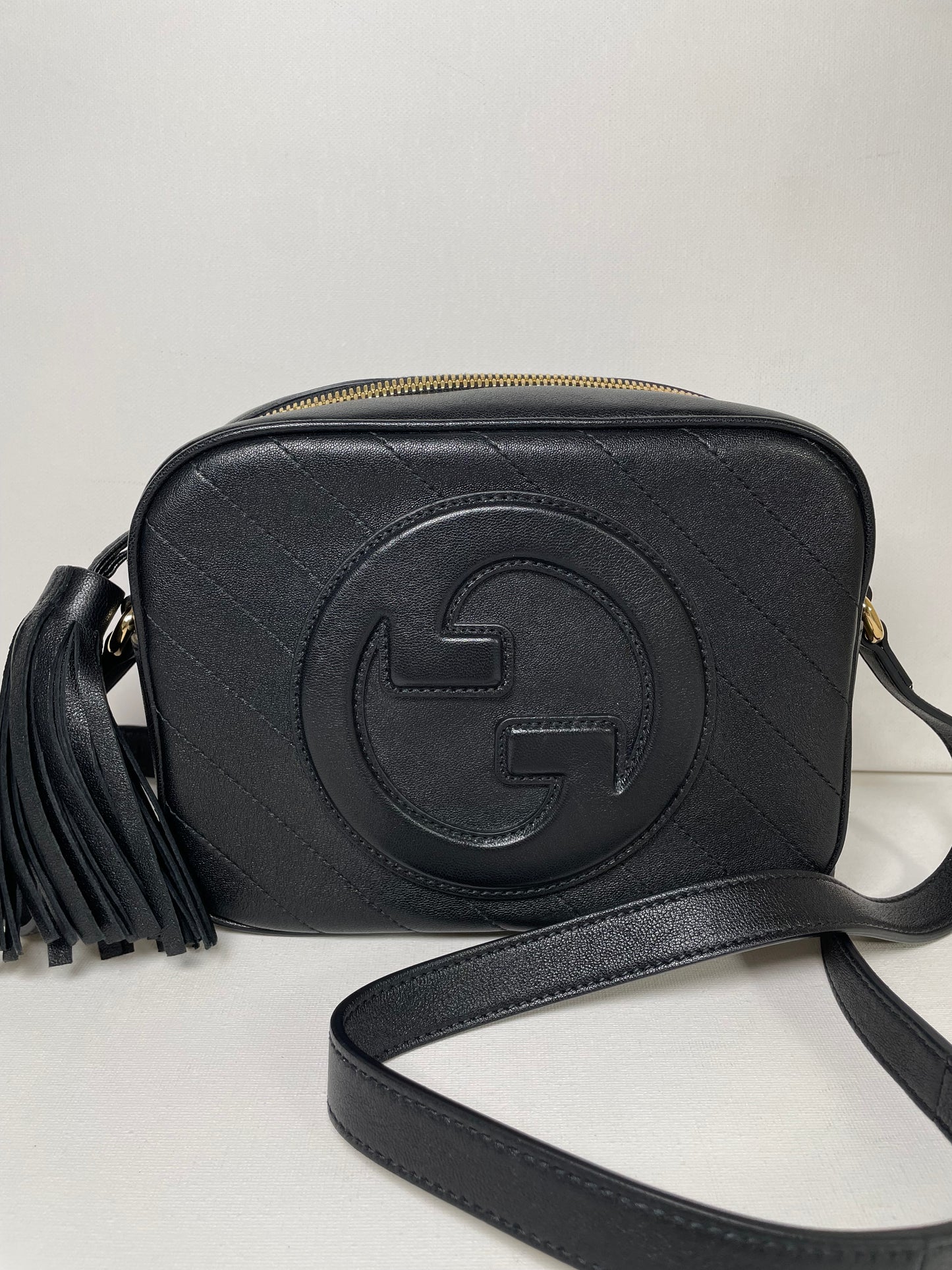 Preloved Gucci Blonde Crossbody Bag, Small