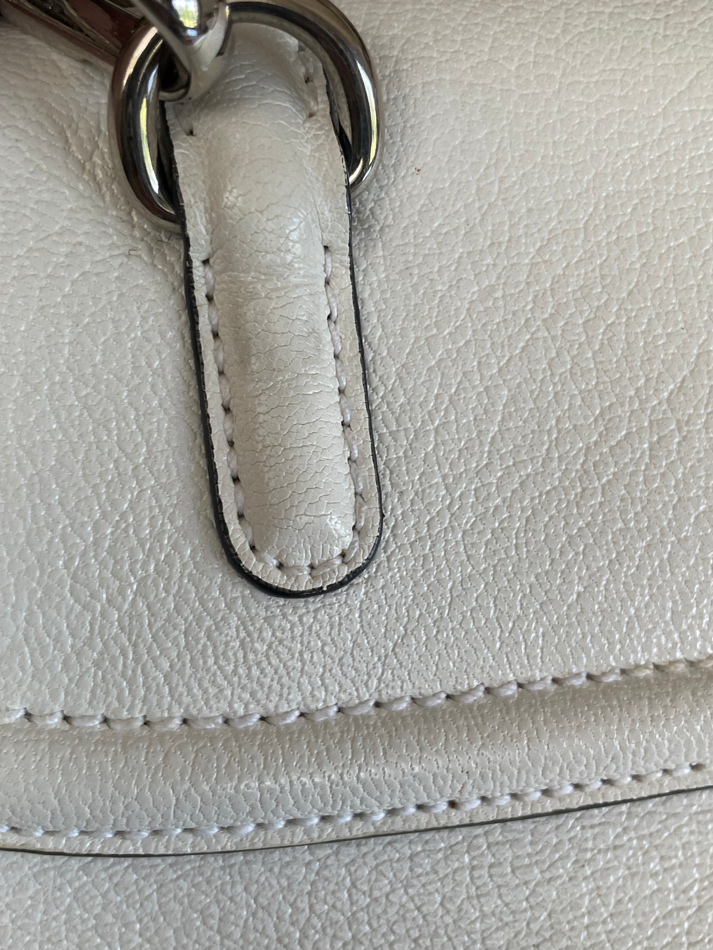 Preloved Miu Miu Double Turn Lock Satchel bag