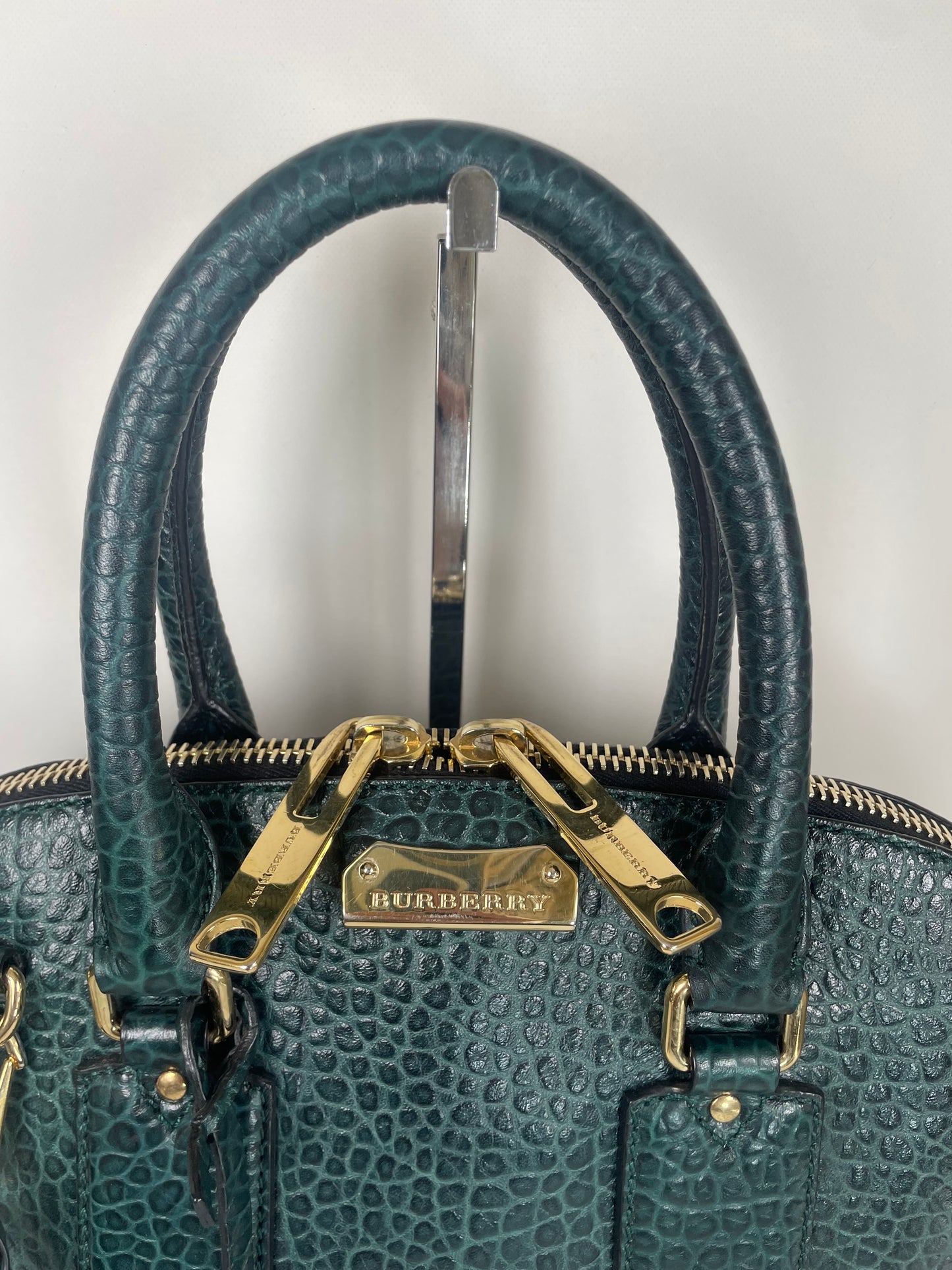 Preloved Burberry Orchard Shoulder Bag with Long Strap, Small