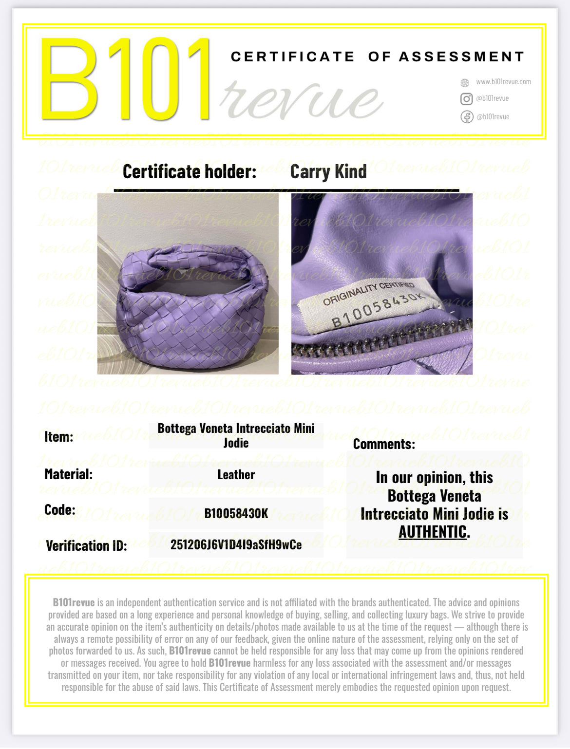 Preloved Bottega Veneta Jodie Bag, Mini