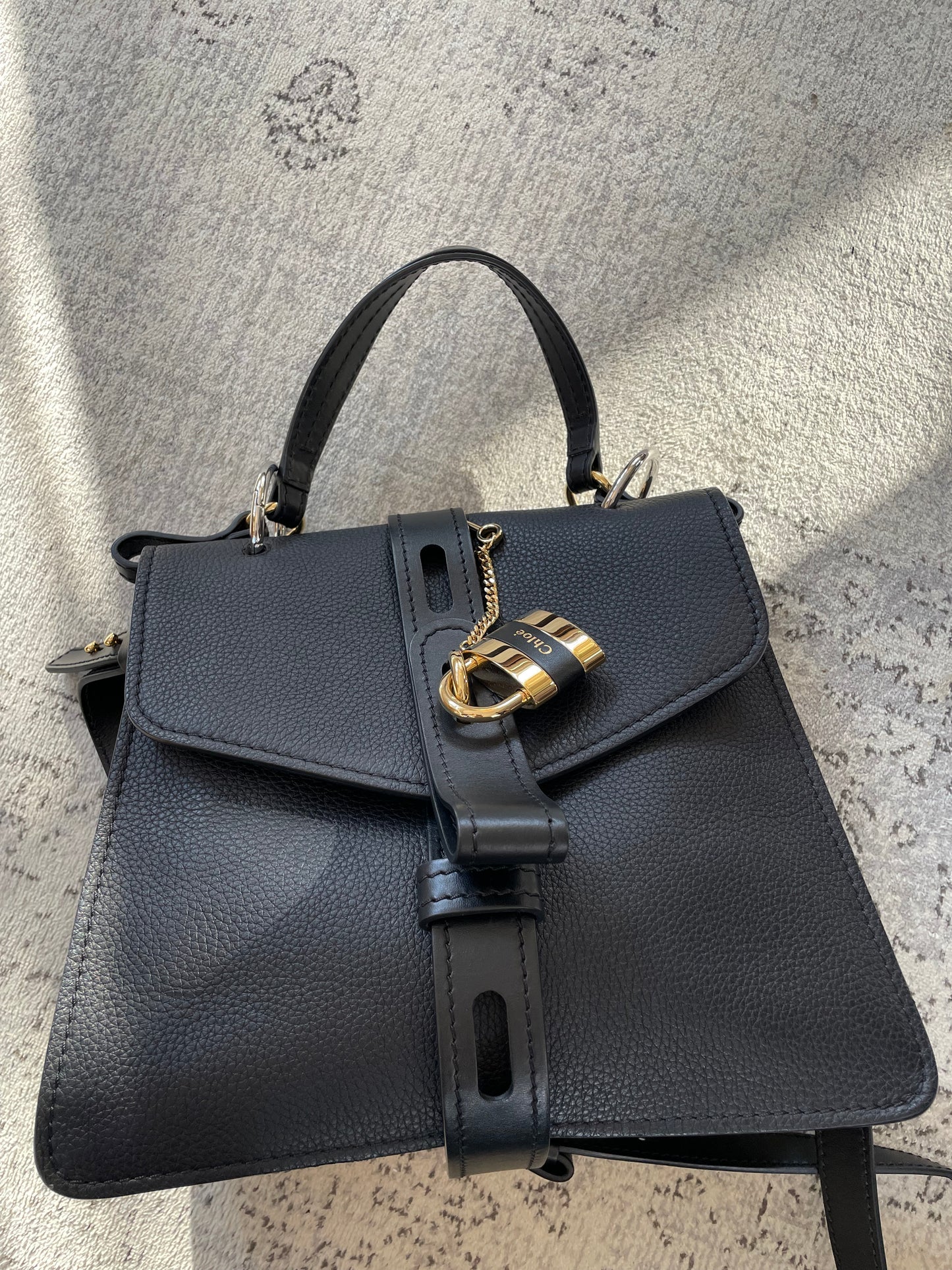 Preloved Chloe Aby Two Way Satchel Bag, Medium