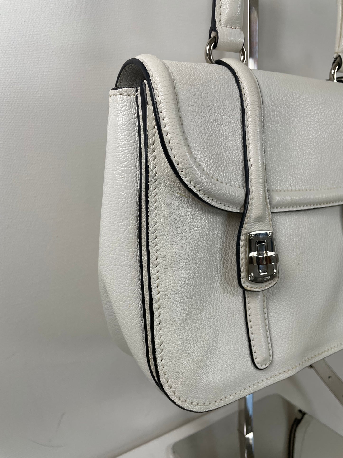 Preloved Miu Miu Double Turn Lock Satchel bag