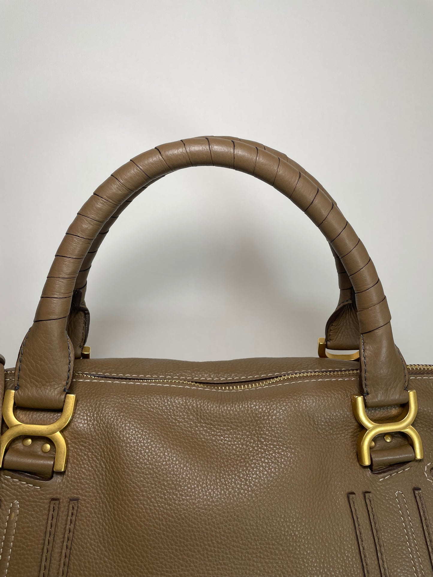 Preloved Chloe Marcie Satchel Shoulder Bag, Large