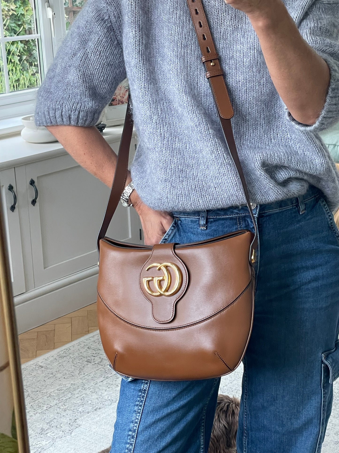 Preloved Gucci Arli Shoulder Bag, Medium