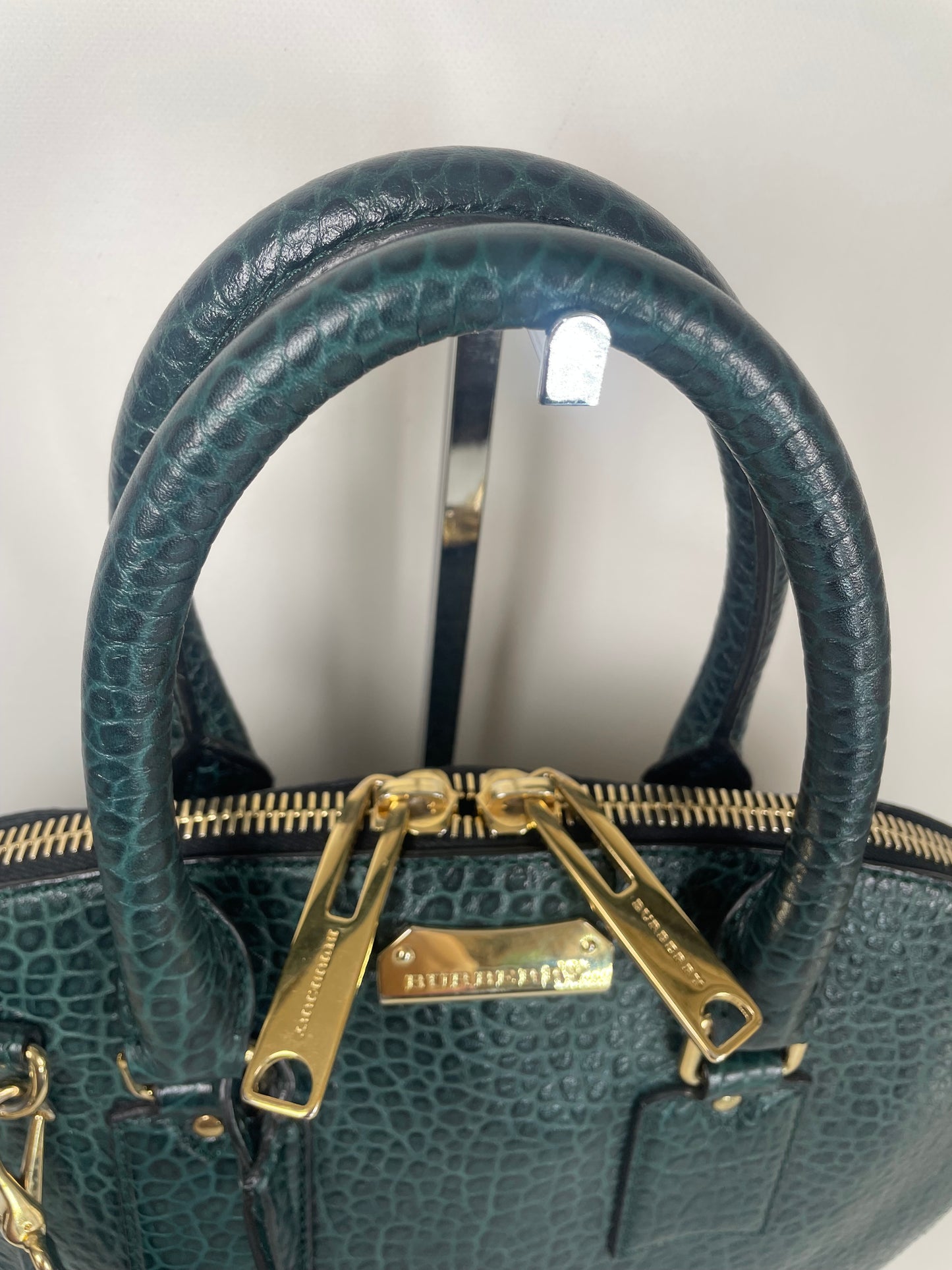 Preloved Burberry Orchard Shoulder Bag with Long Strap, Small