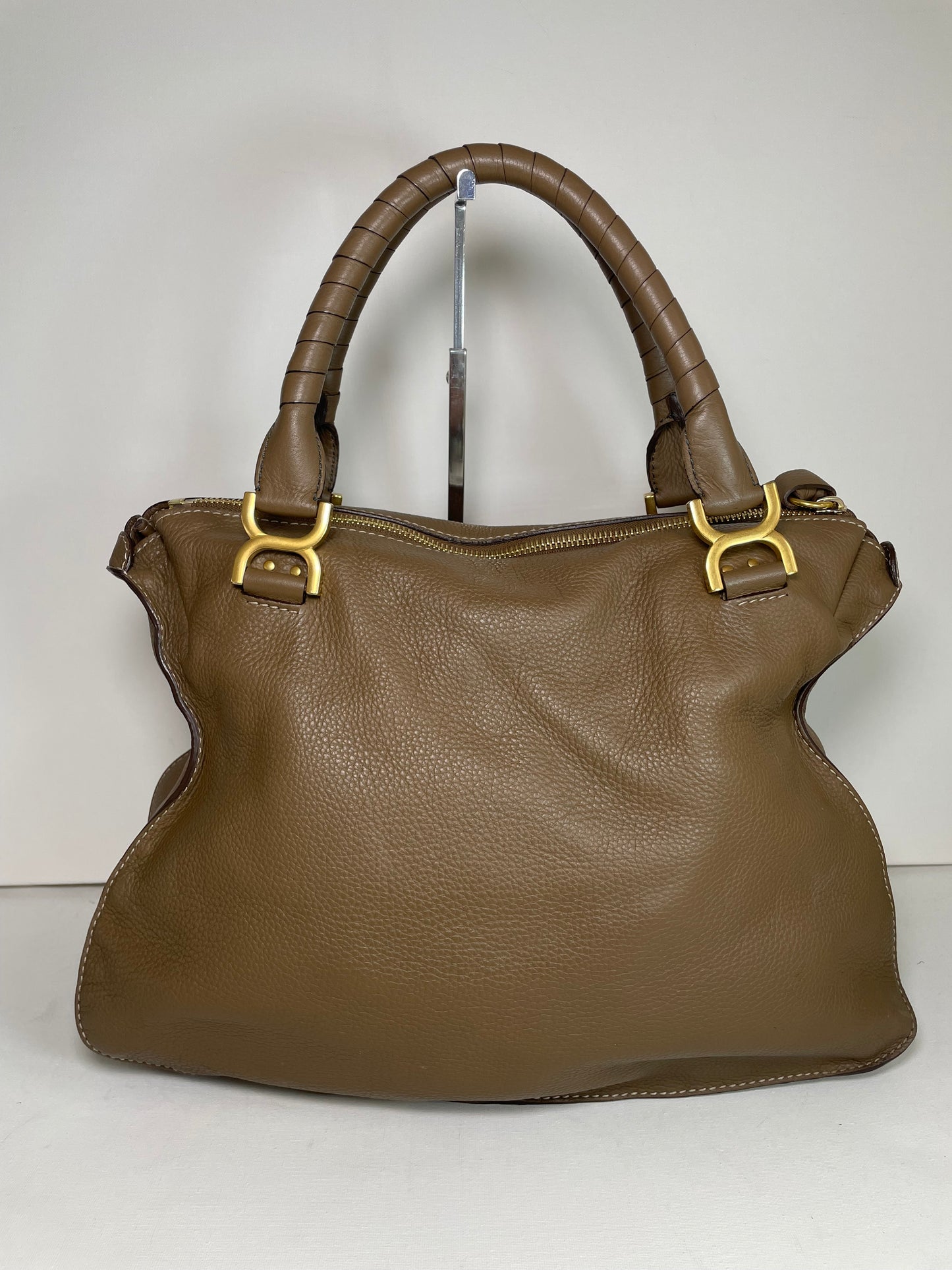 Preloved Chloe Marcie Satchel Shoulder Bag, Large
