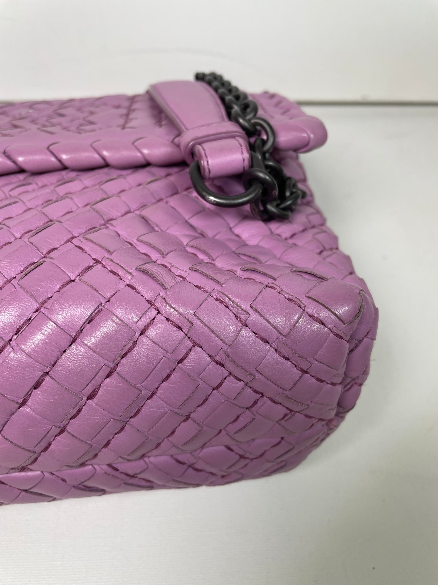 Preloved Bottega Veneta Boutis Intrecciato Olimpia Bag, Small