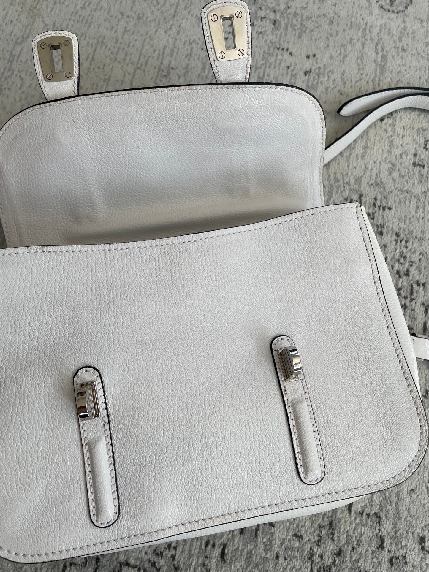 Preloved Miu Miu Double Turn Lock Satchel bag