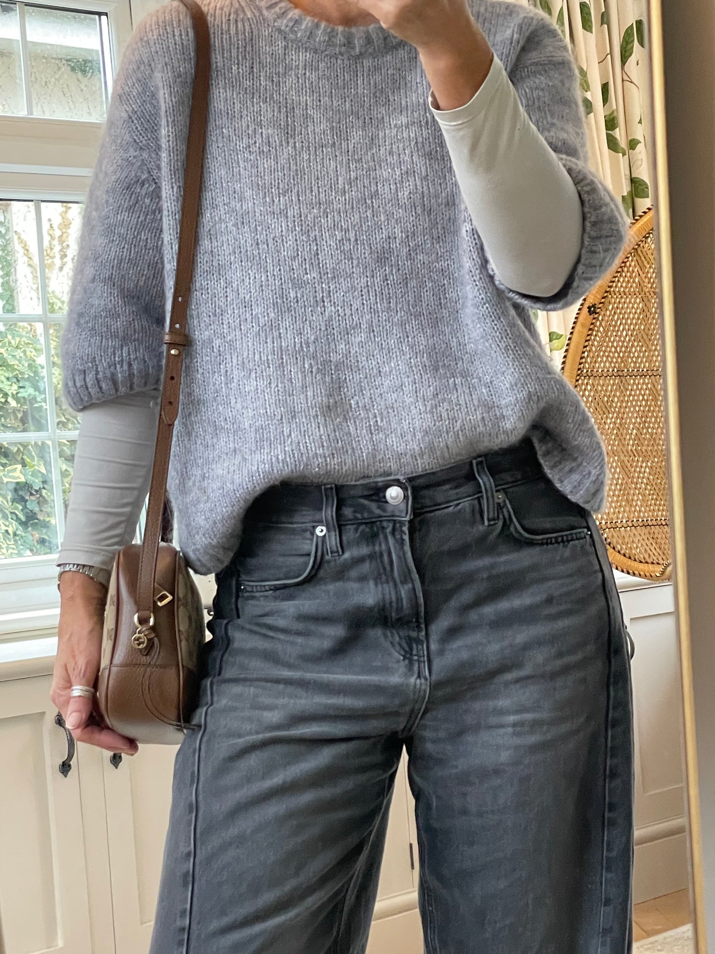 Preloved Gucci Bree Monogram Crossbody Bag