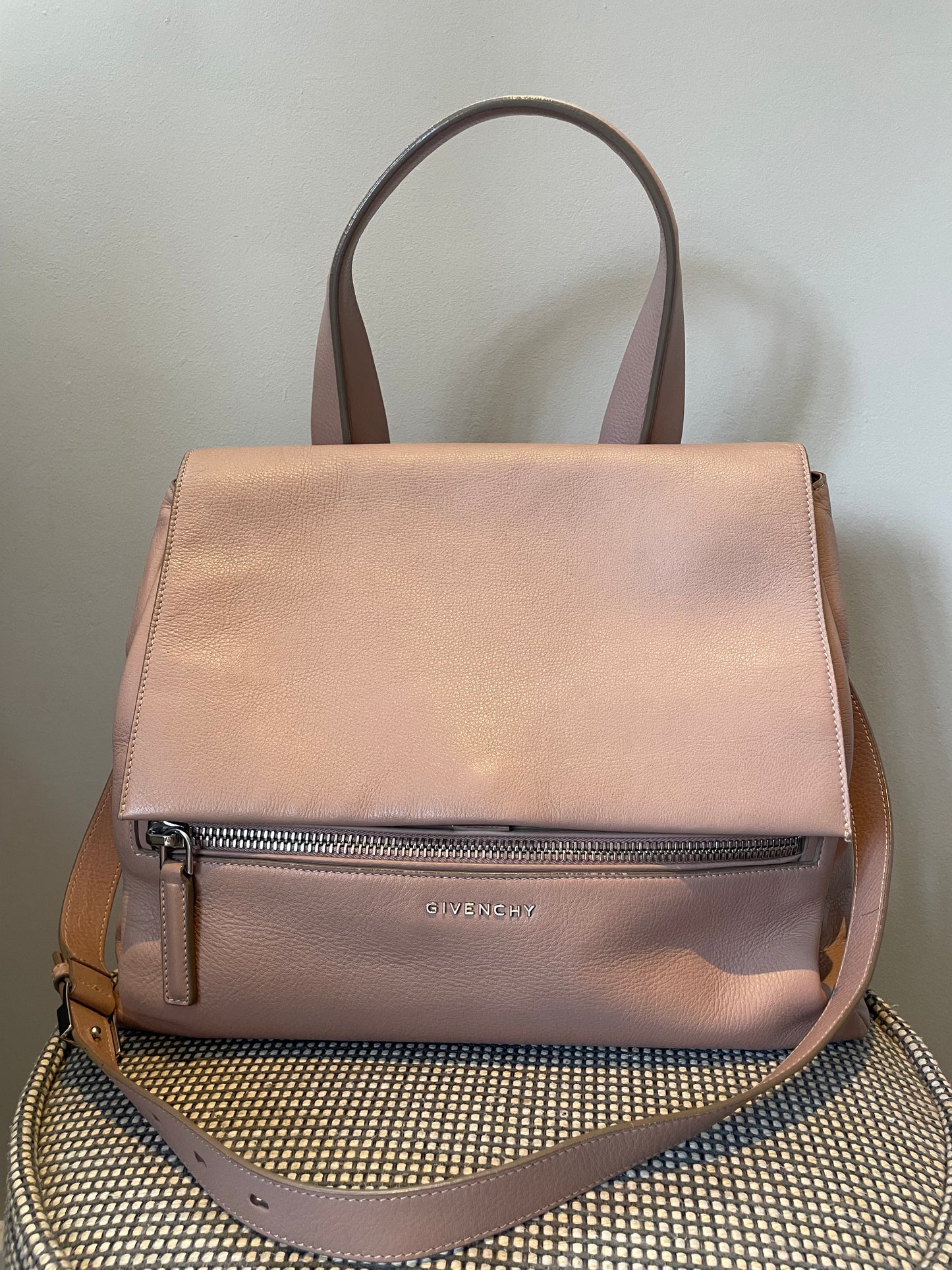 Preloved Givenchy Pandora Pure Flap Bag, Medium