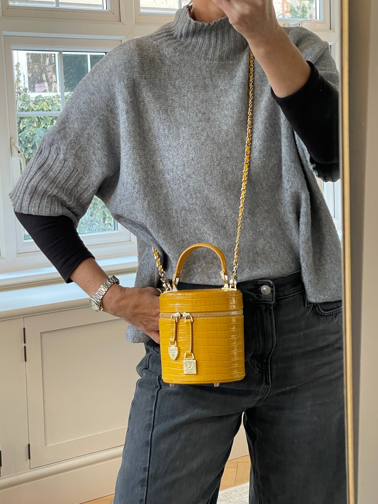 Preloved Aspinal of London Pandora Bag