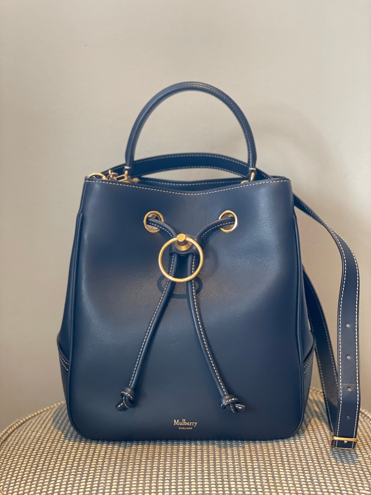 Preloved Mulberry Hampstead Bucket Bag, Medium