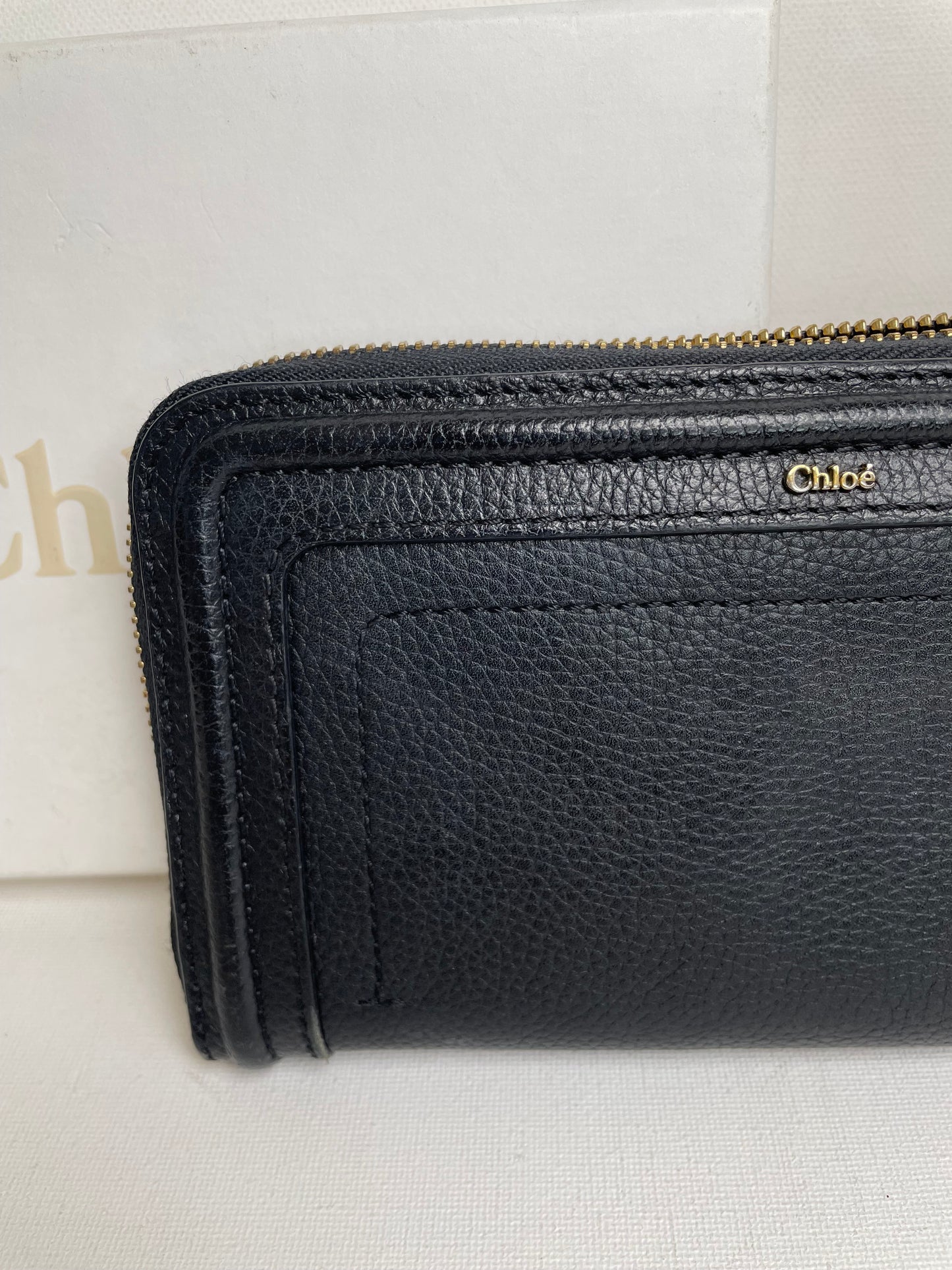 Preloved Chloe Marcie Long Zip Round Wallet