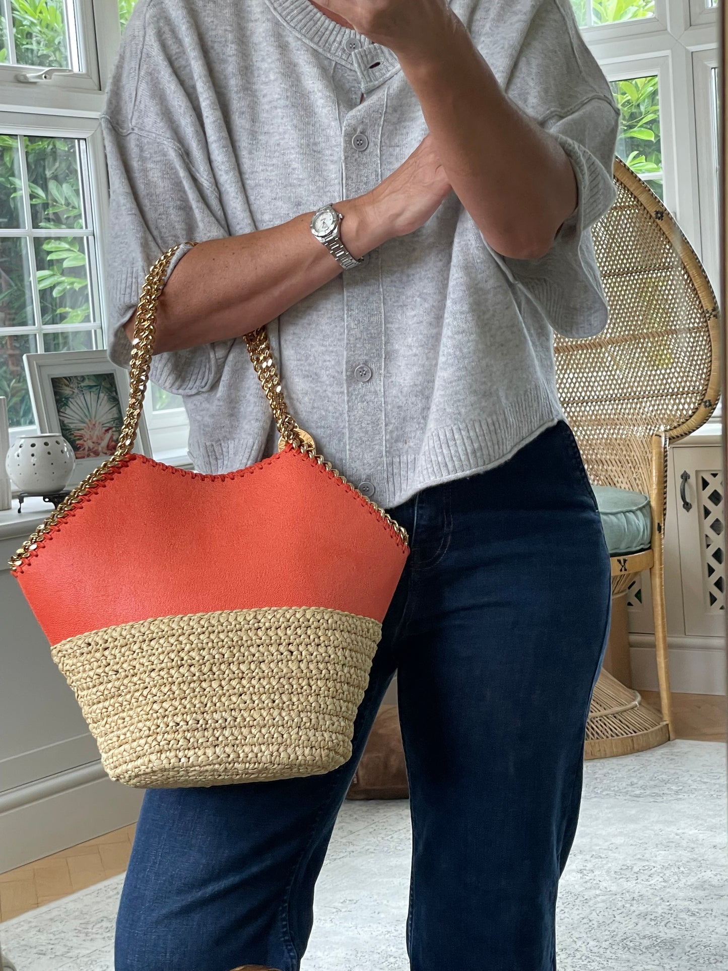 Preloved Stella McCartney Falabella Shopping Tote Bag, Small