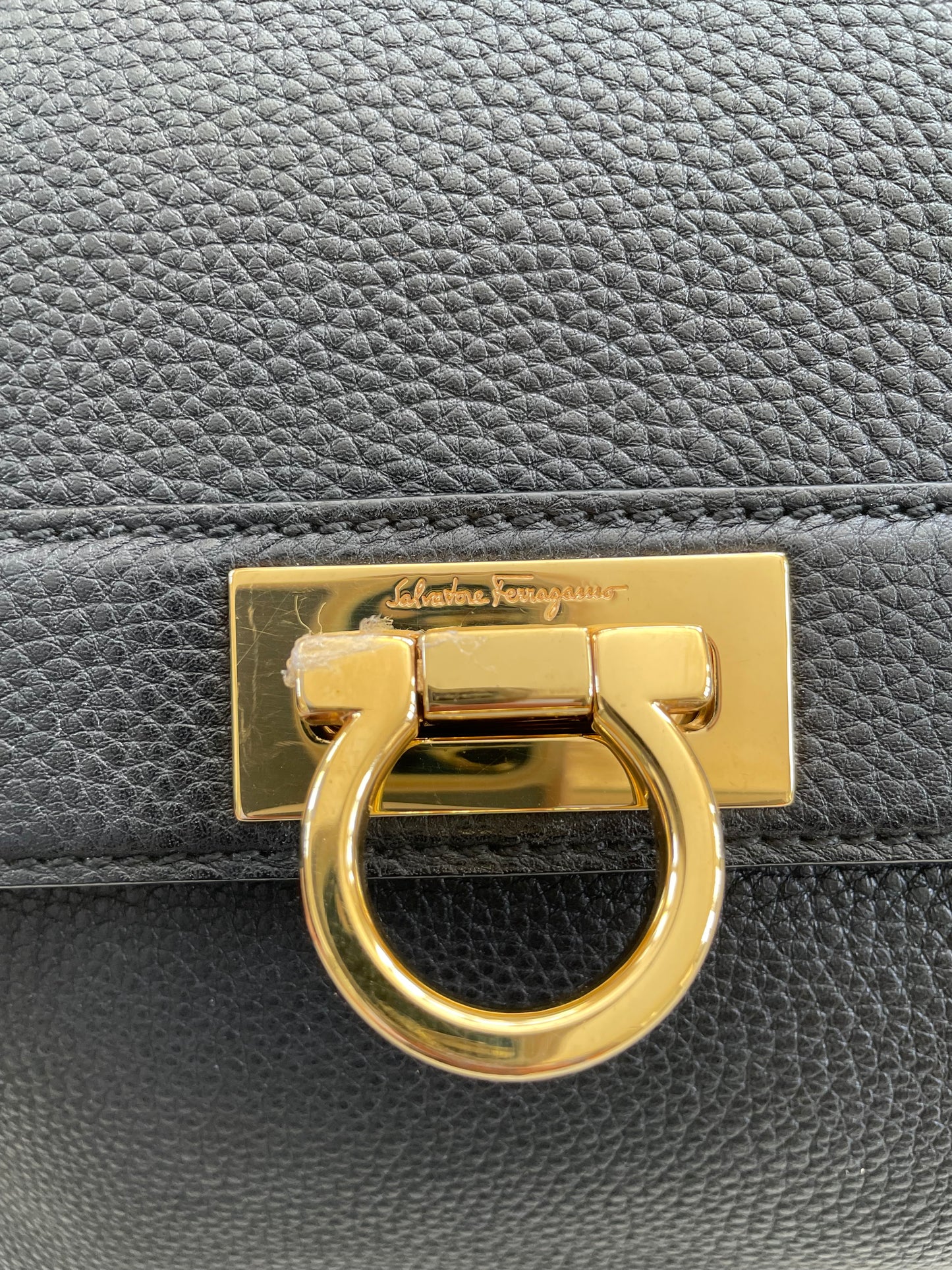 Preloved Salvatore Ferragamo Calfskin Abbey Crossbody Bag