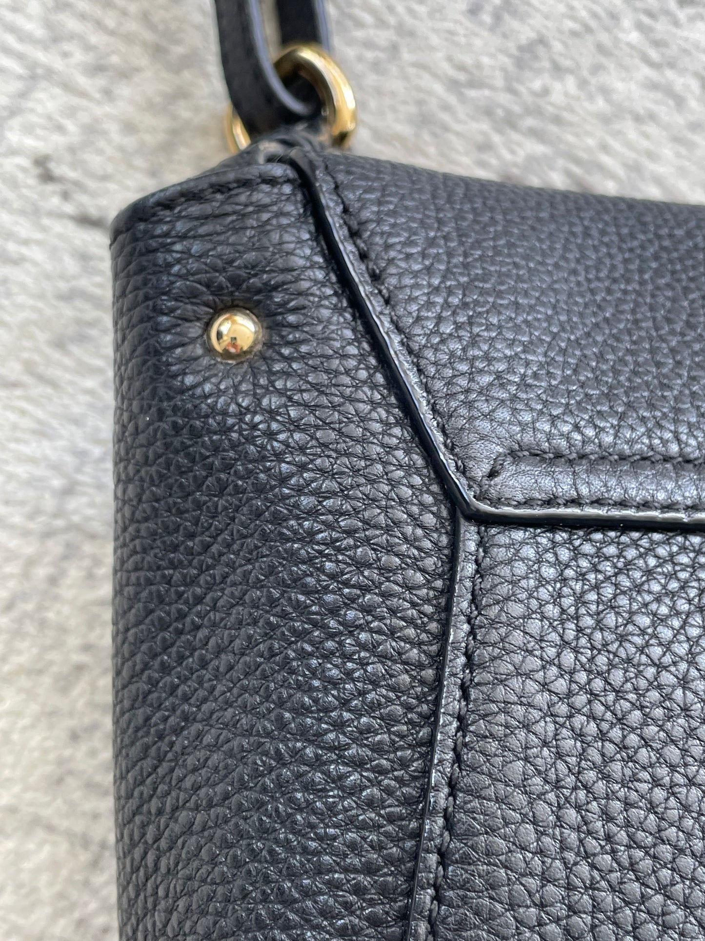 Preloved Salvatore Ferragamo Calfskin Abbey Crossbody Bag