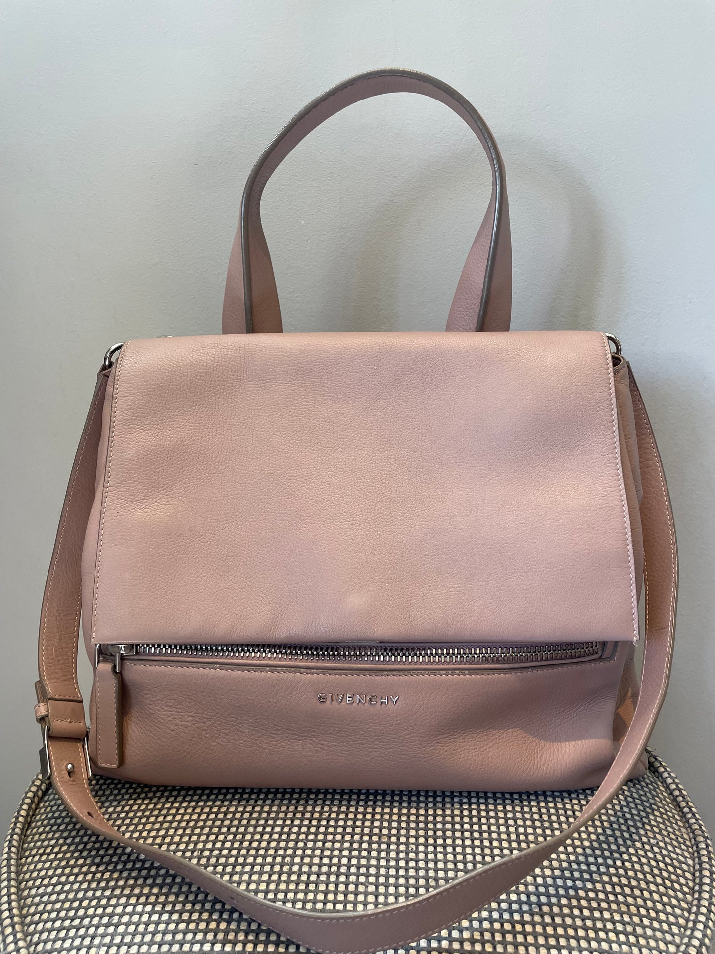 Preloved Givenchy Pandora Pure Flap Bag, Medium