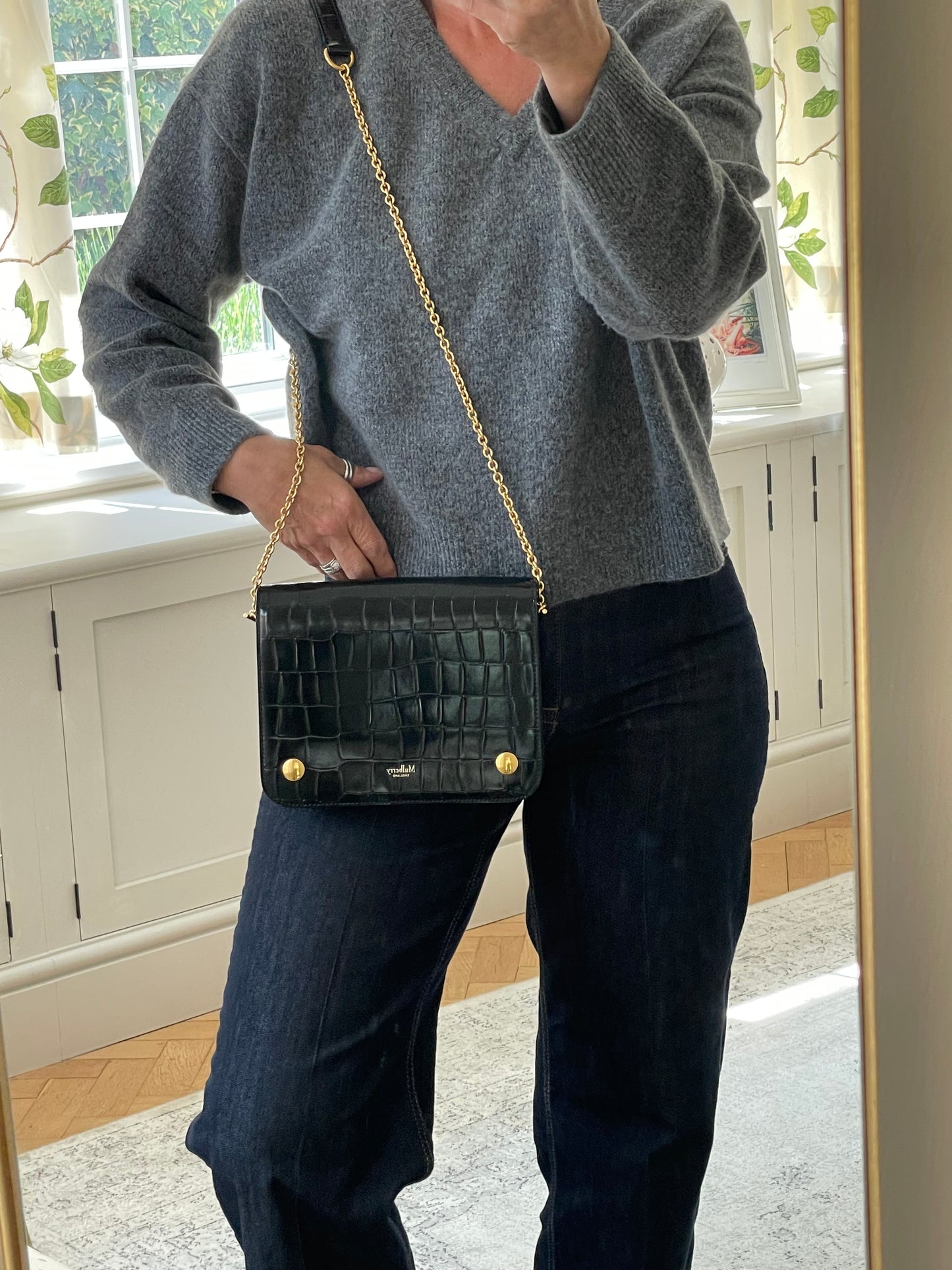 Preloved Mulberry Clifton Shoulder Bag/Clutch