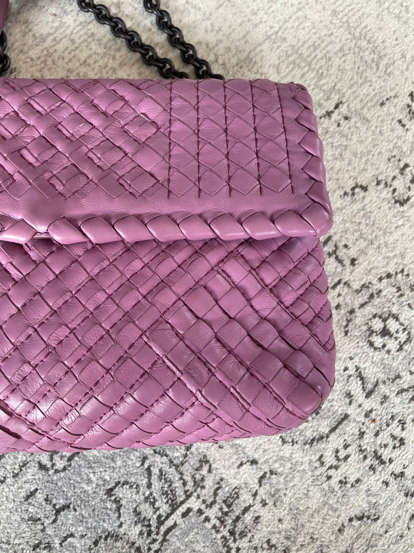 Preloved Bottega Veneta Boutis Intrecciato Olimpia Bag, Small