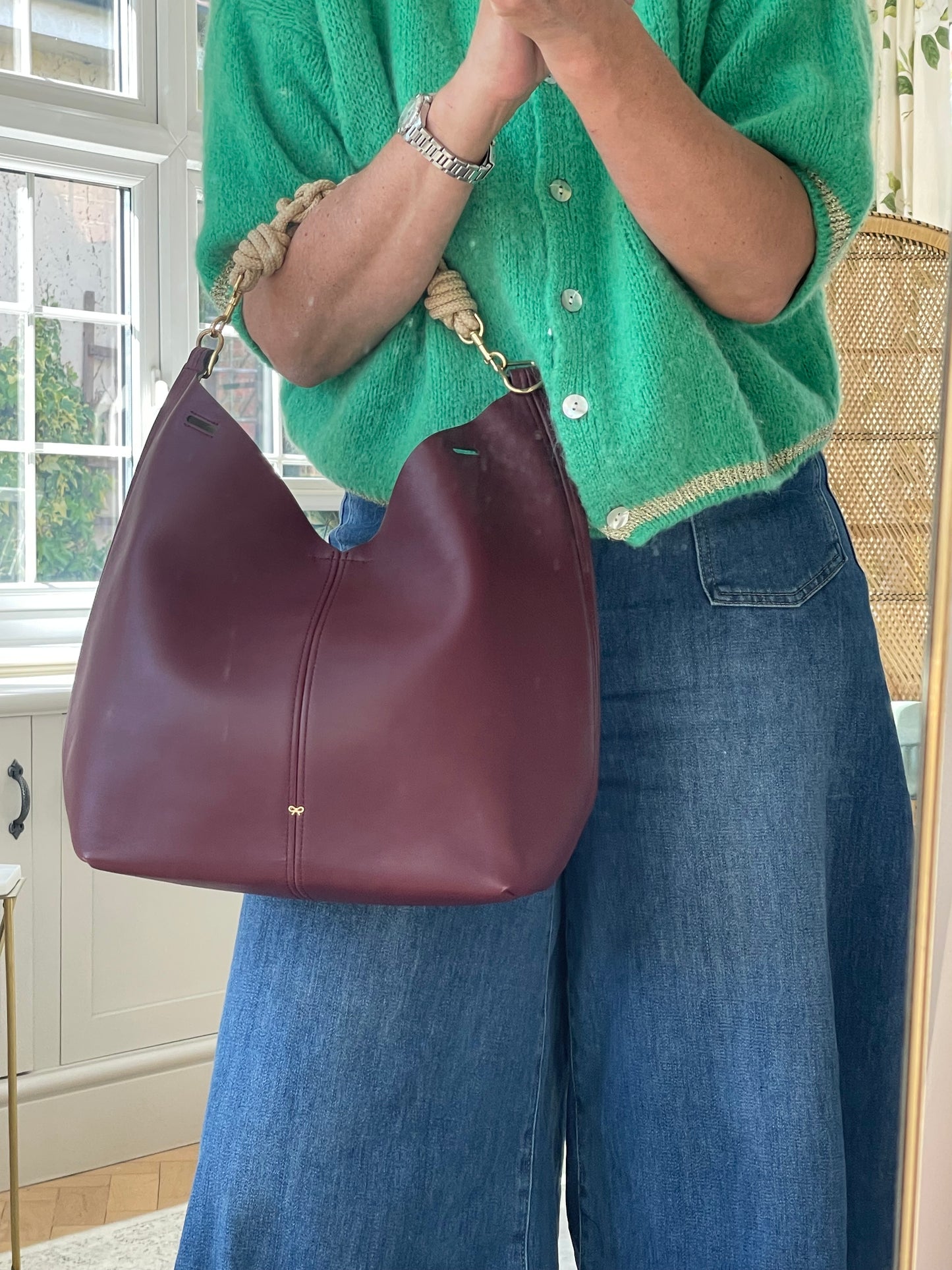 Preloved Anya Hindmarch Build a Bag Shoulder Bag, Medium