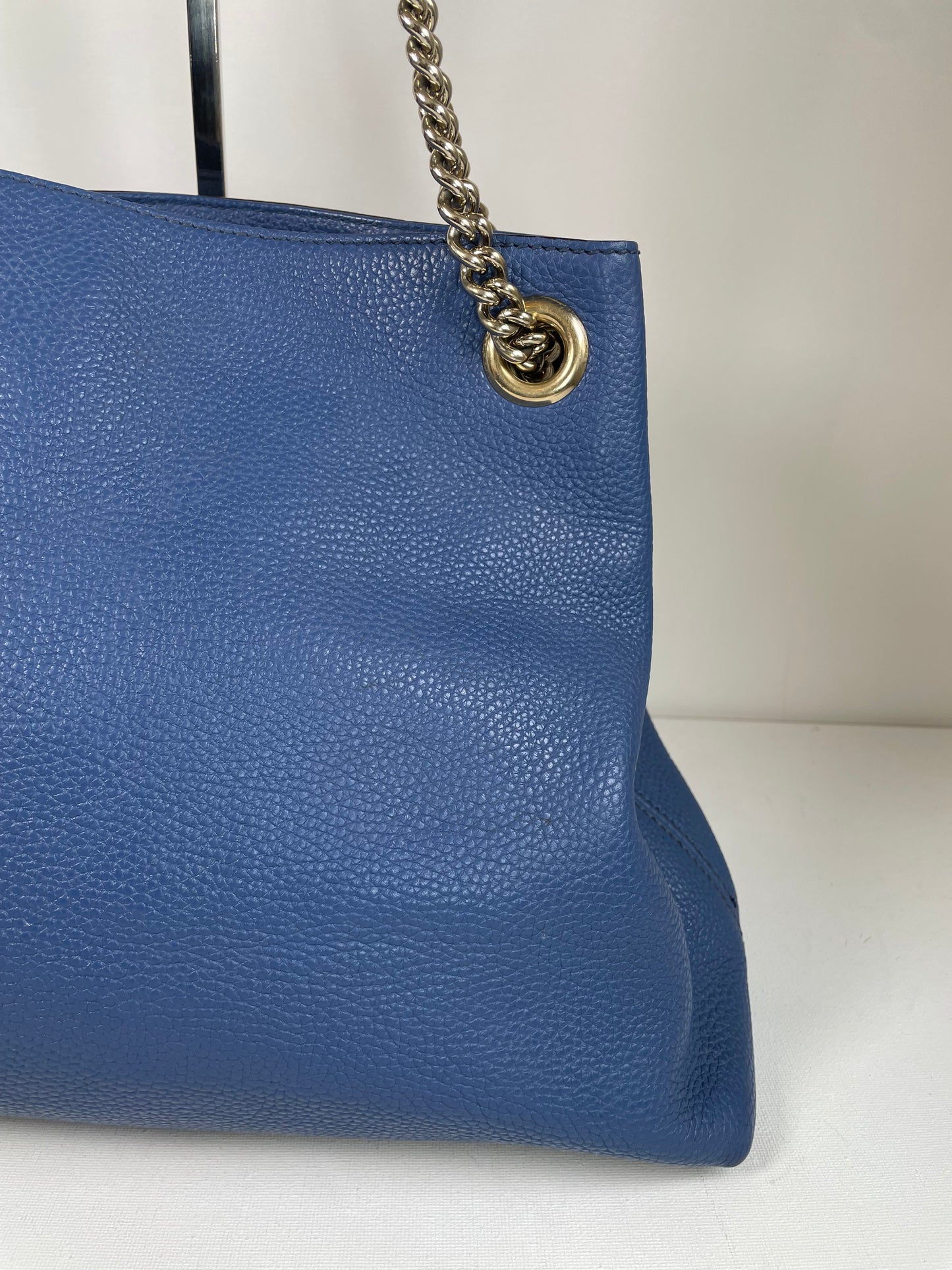 Preloved Gucci Soho Chain Shoulder Tote Bag, Medium