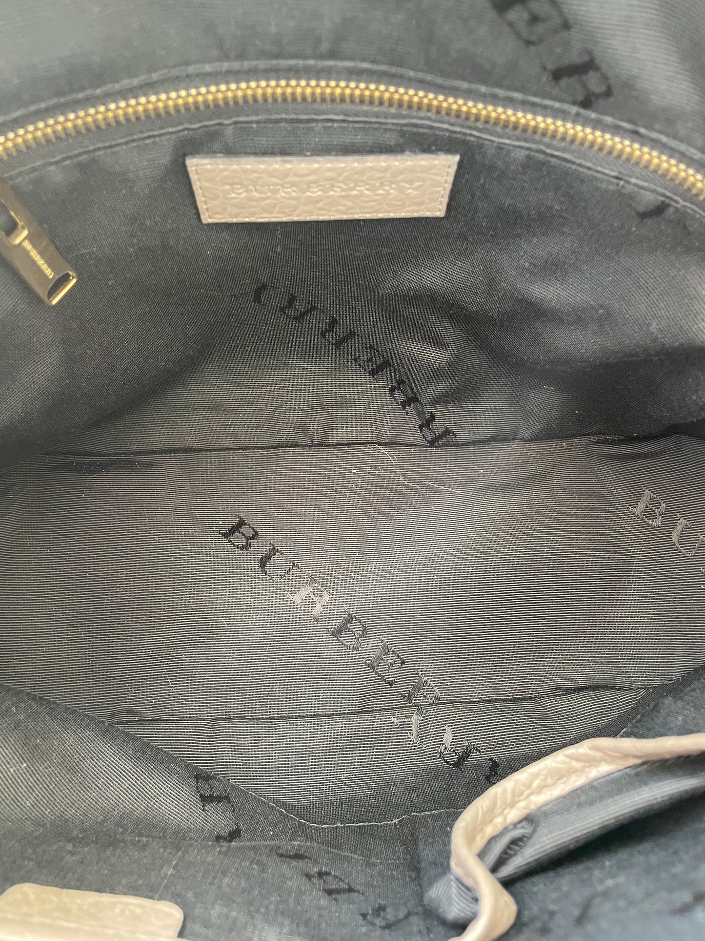 Preloved Burberry Orchard Tote Bag with Long Strap, Medium